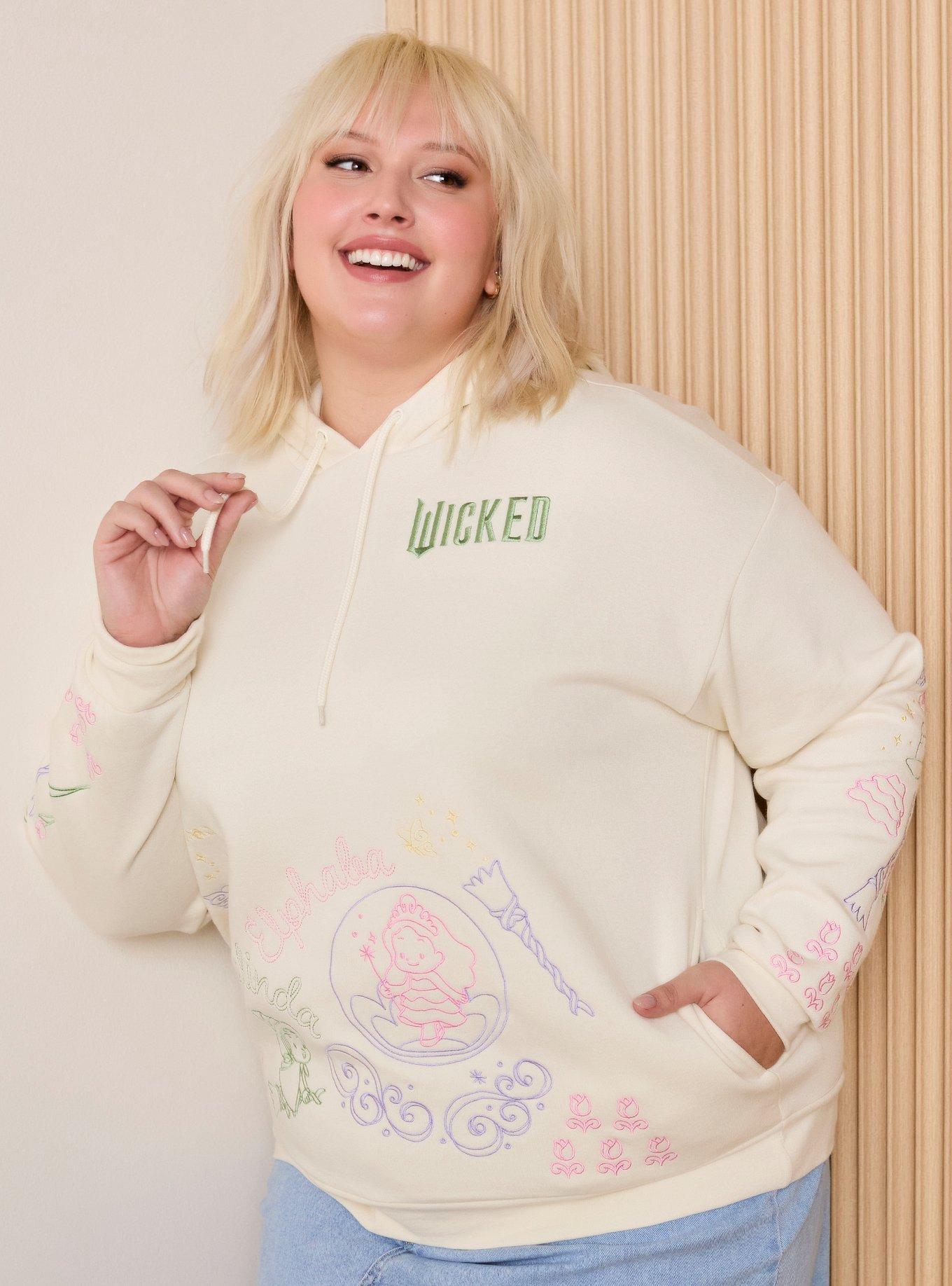 Wicked Doodle Women's Plus Size Hoodie — BoxLunch Exclusive, , hi-res