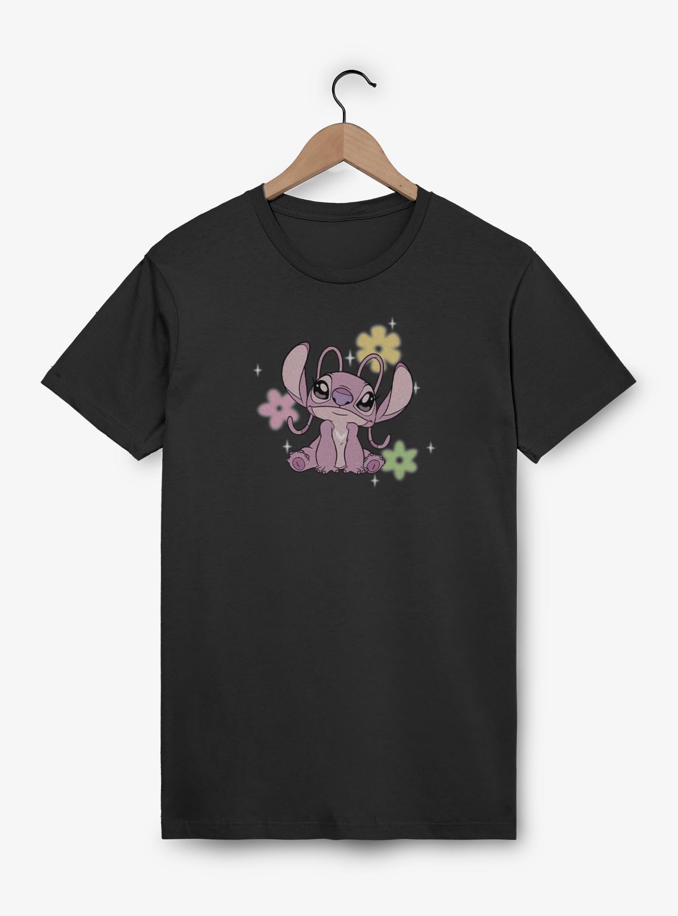 Disney Lilo & Stitch Angel Flowers T-Shirt, , hi-res