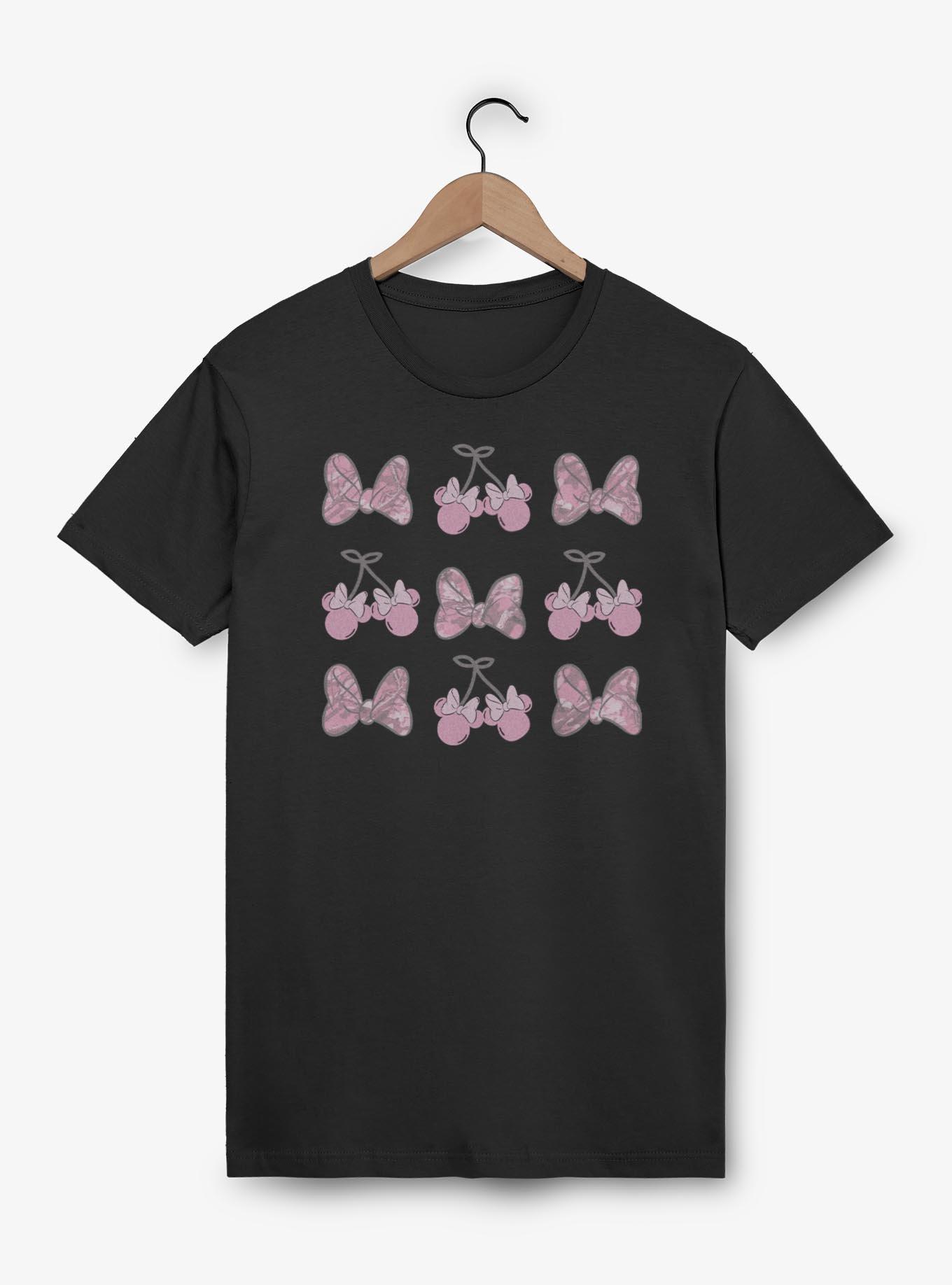 Disney Minnie Mouse Bow Camo T-Shirt, , hi-res