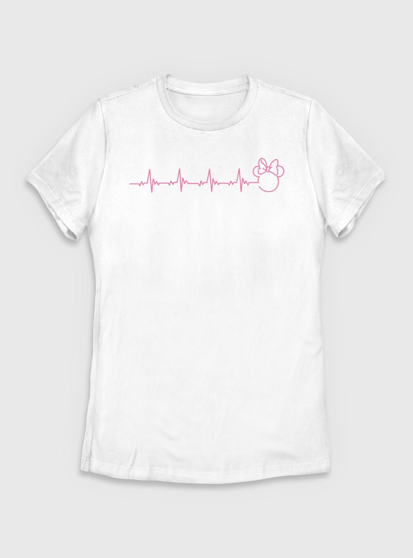 Disney Minnie Mouse Heartbeat Womens T-Shirt, , hi-res