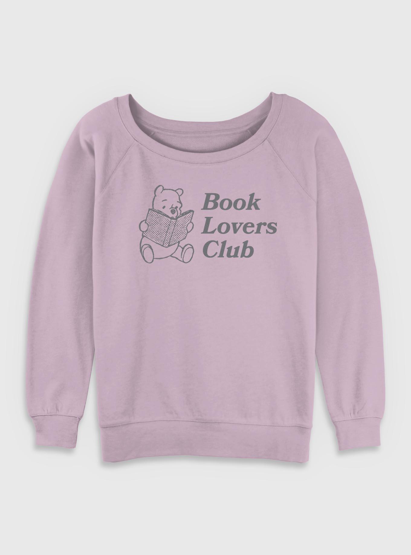 Disney Winnie The Pooh Book Lovers Club Womens Slouchy Sweatshirt, , hi-res