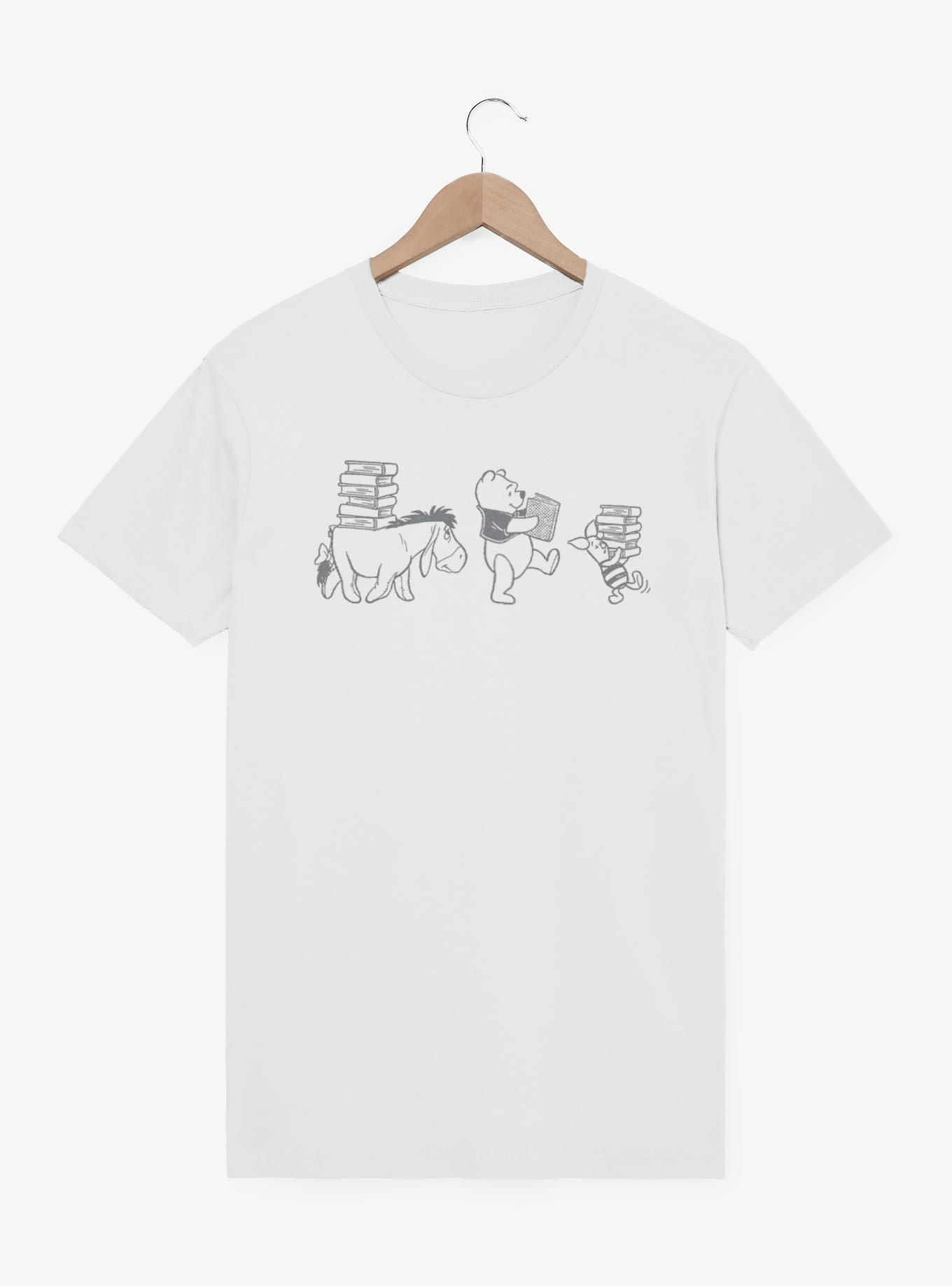 Disney Winnie The Pooh Carrying Books T-Shirt, , hi-res
