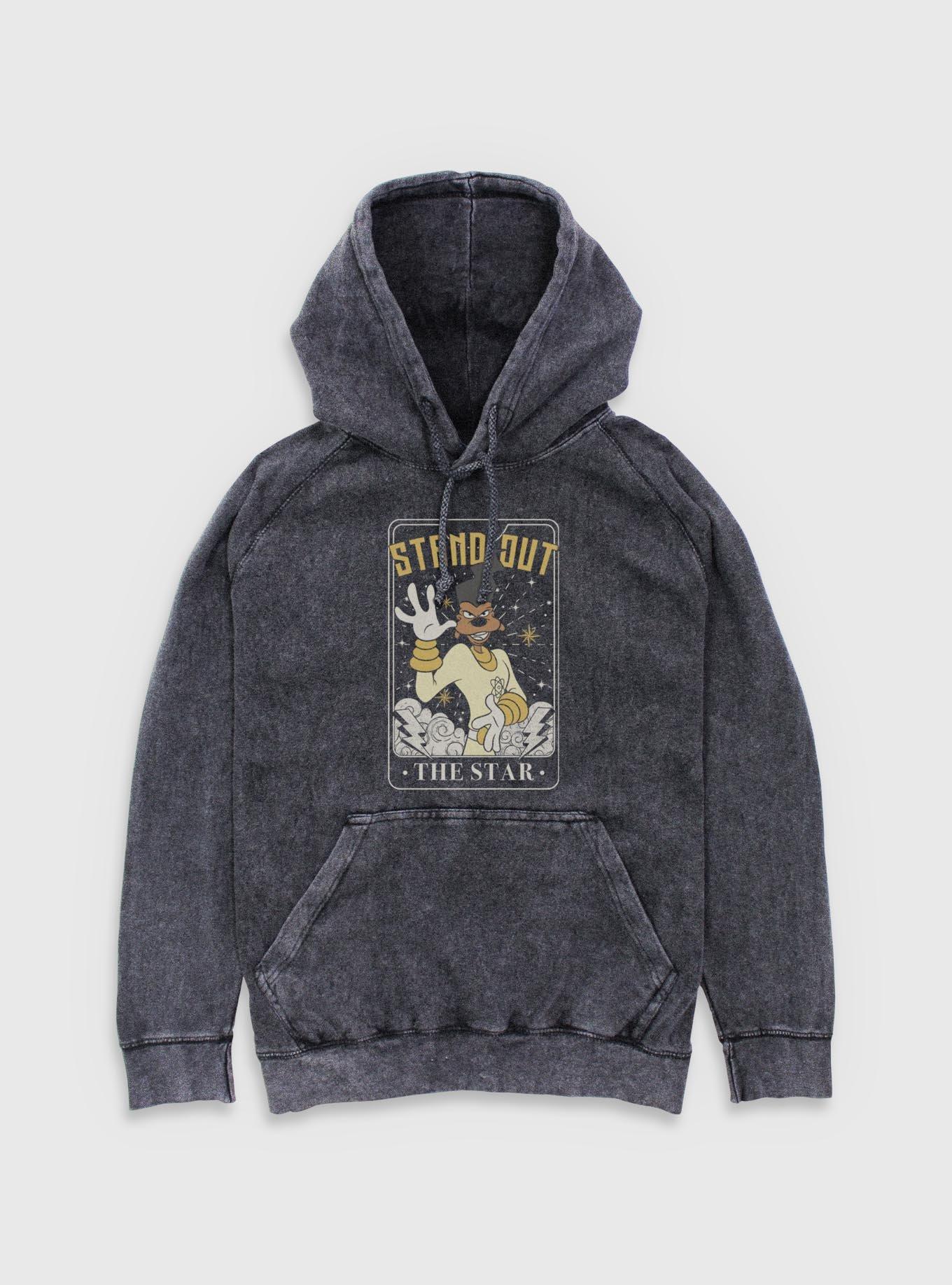 Disney Goofy Powerline Star Tarot Mineral Wash Hoodie, , hi-res