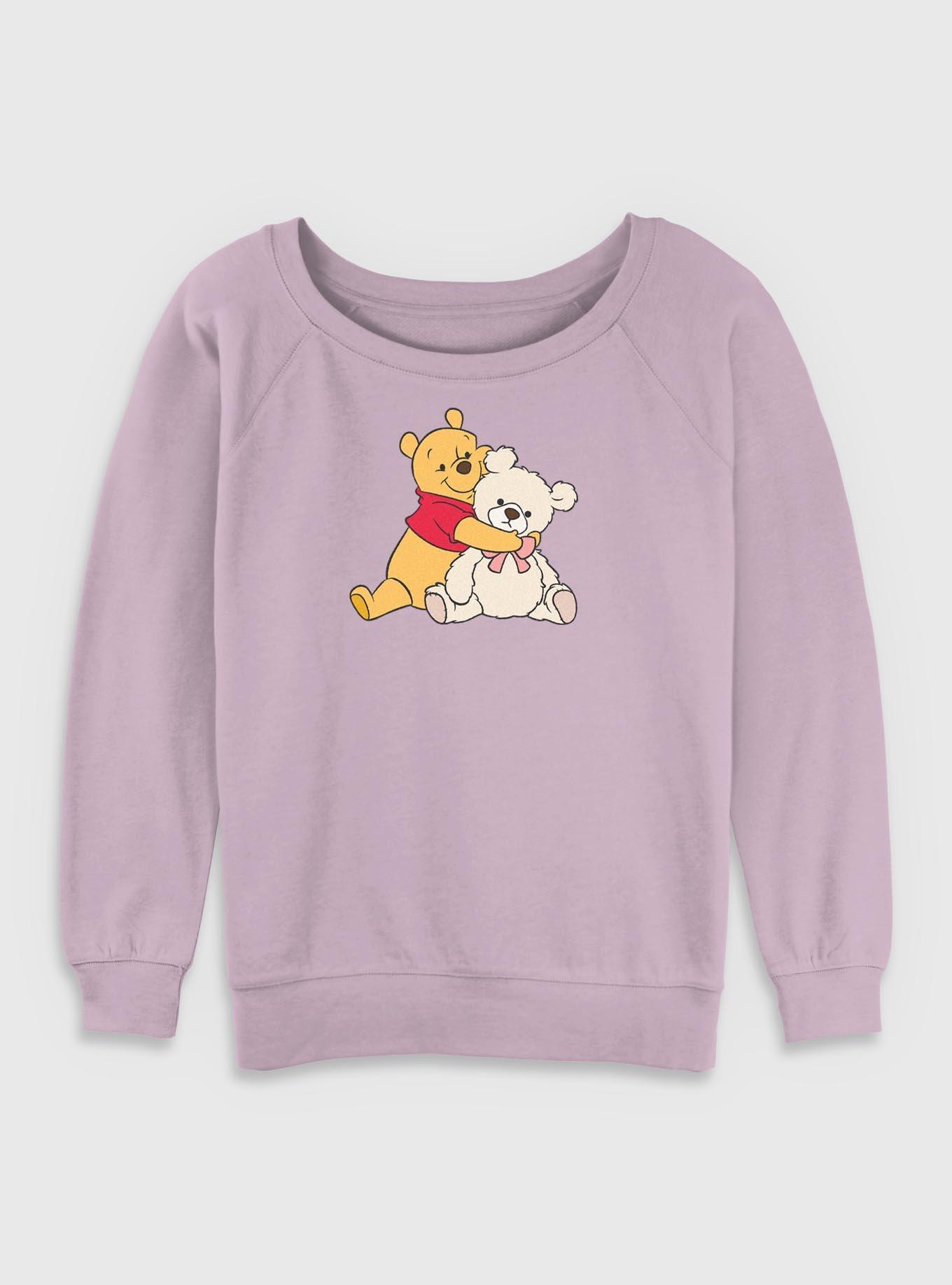 Disney Winnie The Pooh Two Cute Bears Womens Slouchy Sweatshirt, , hi-res