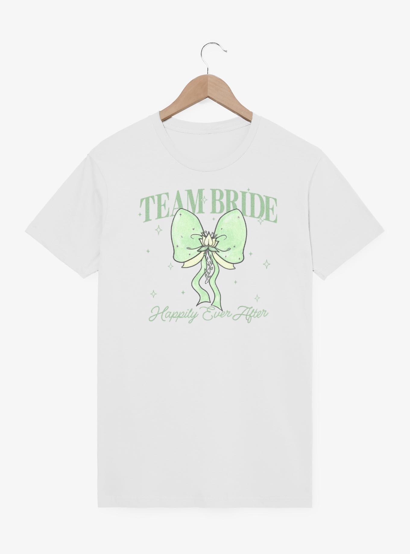 Disney The Princess And The Frog Team Bride Happily Ever After  T-Shirt, WHITE, hi-res