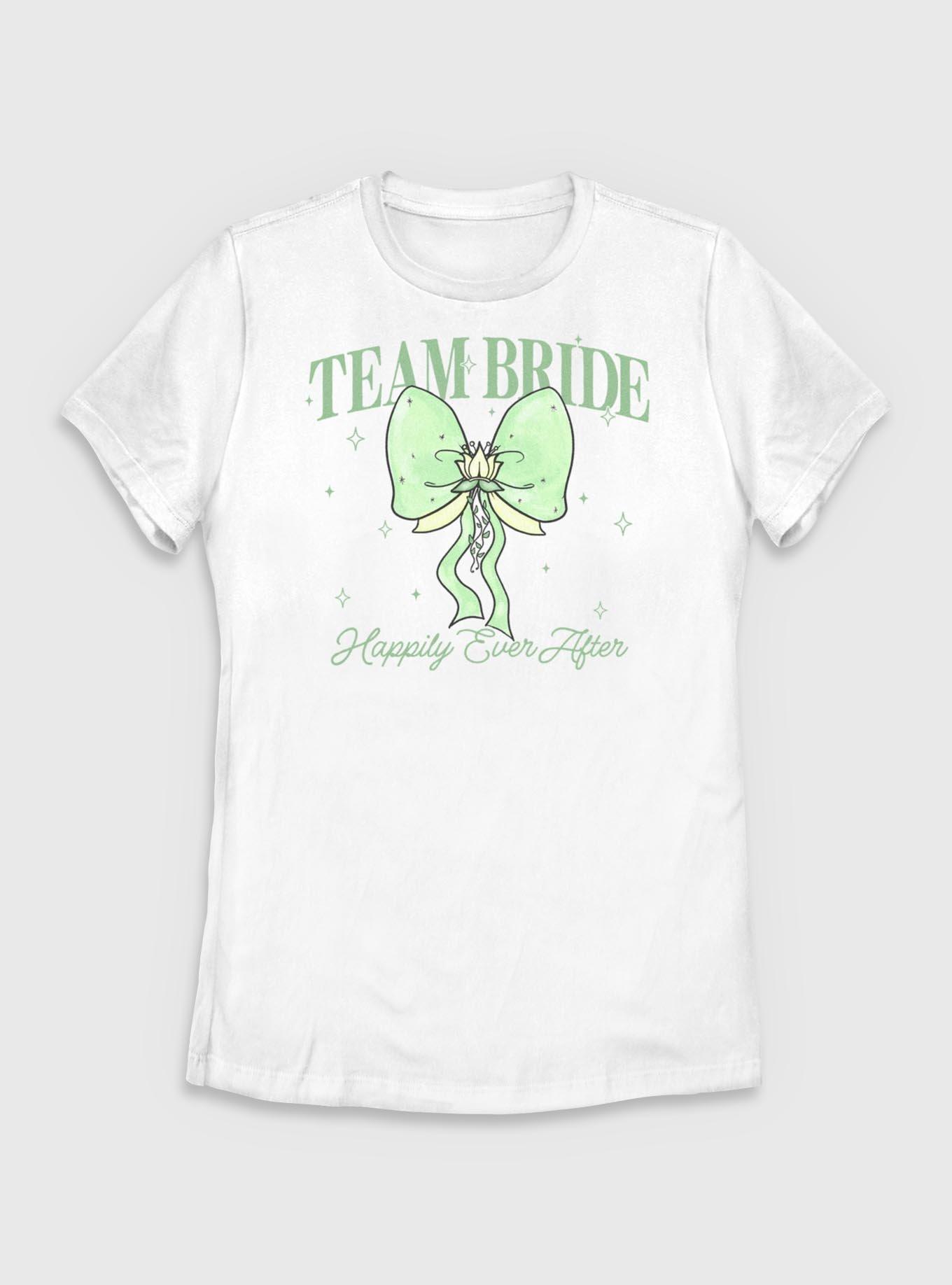 Disney The Princess And The Frog Team Bride Happily Ever After  Womens T-Shirt, , hi-res