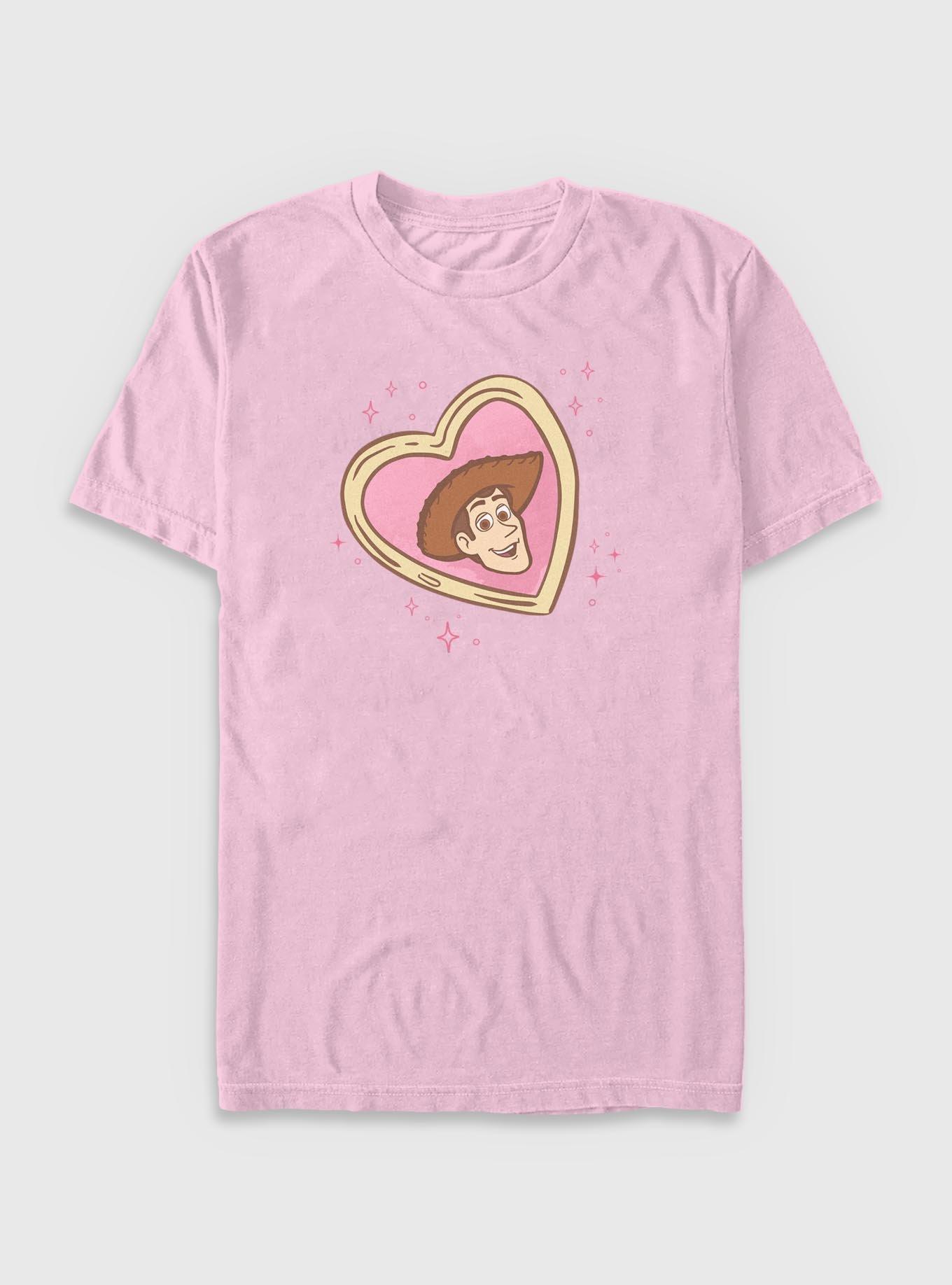 Disney Pixar Toy Story Woody Heart Locket Garment Dye T-Shirt, , hi-res
