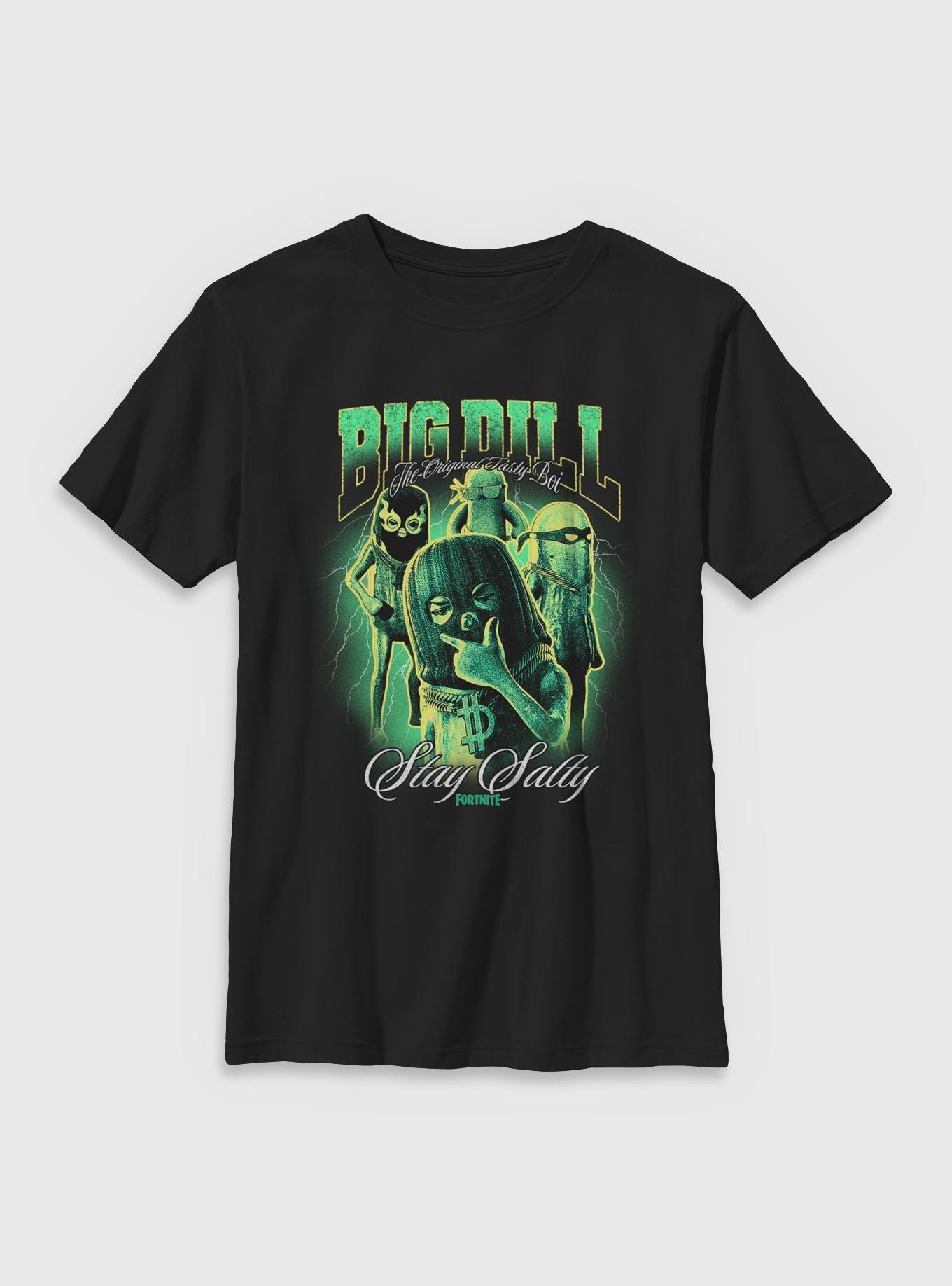 Fortnite Big Dill Stay Salty Youth T-Shirt, , hi-res