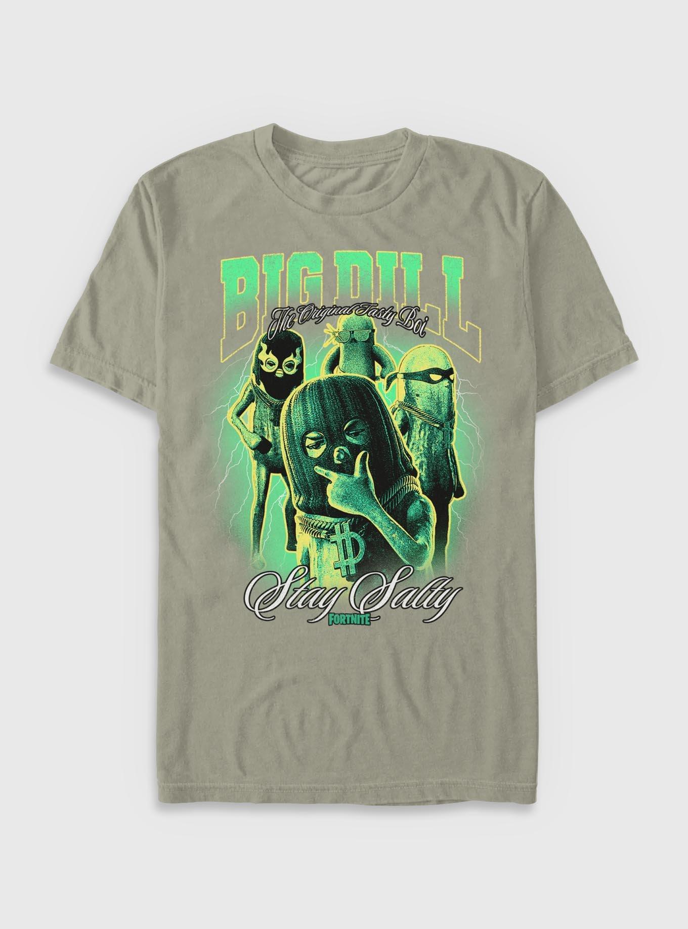 Fortnite Big Dill Stay Salty Garment Dye T-Shirt, , hi-res