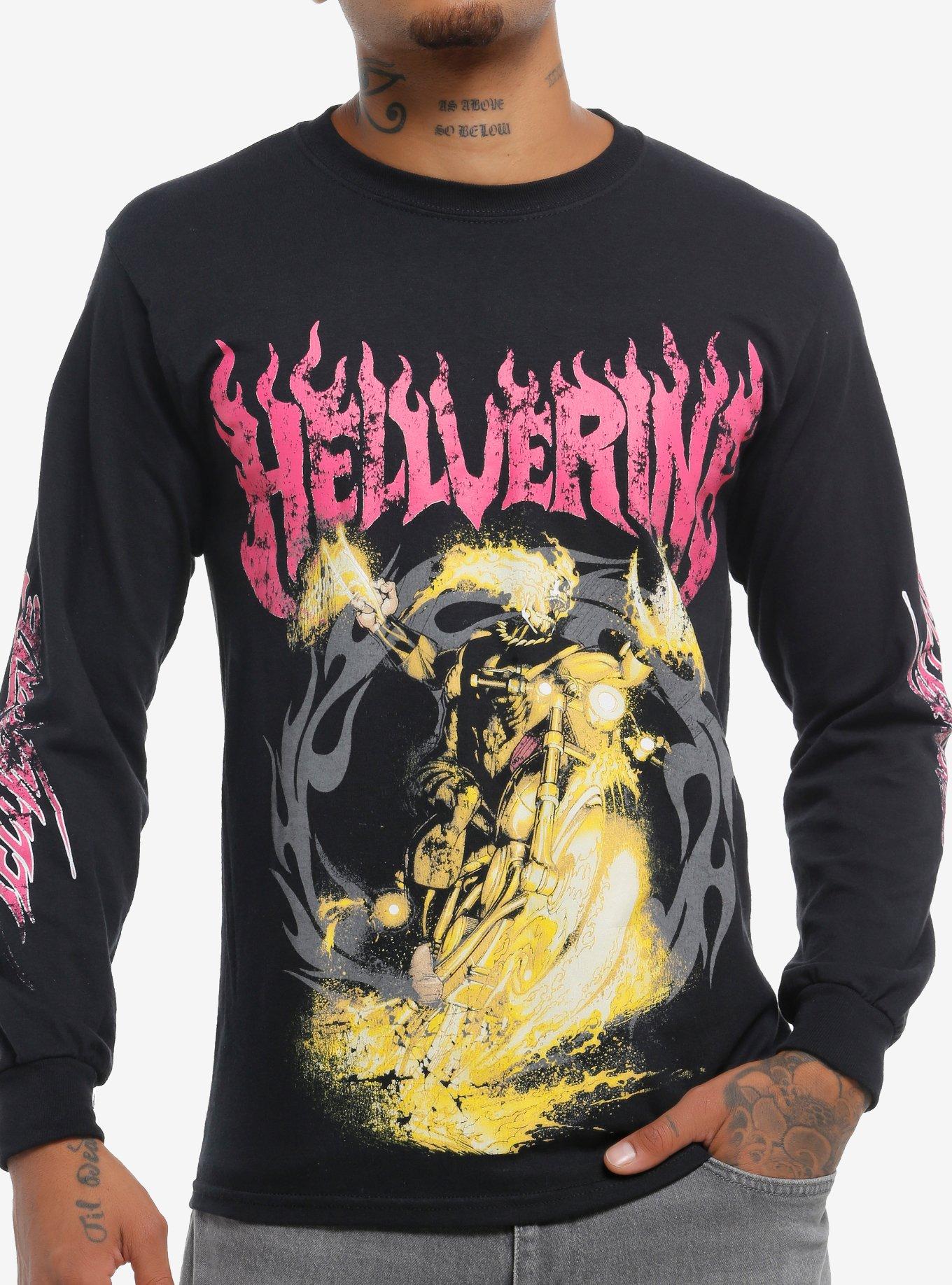 Marvel Hellverine Flames Long-Sleeve T-Shirt, , hi-res