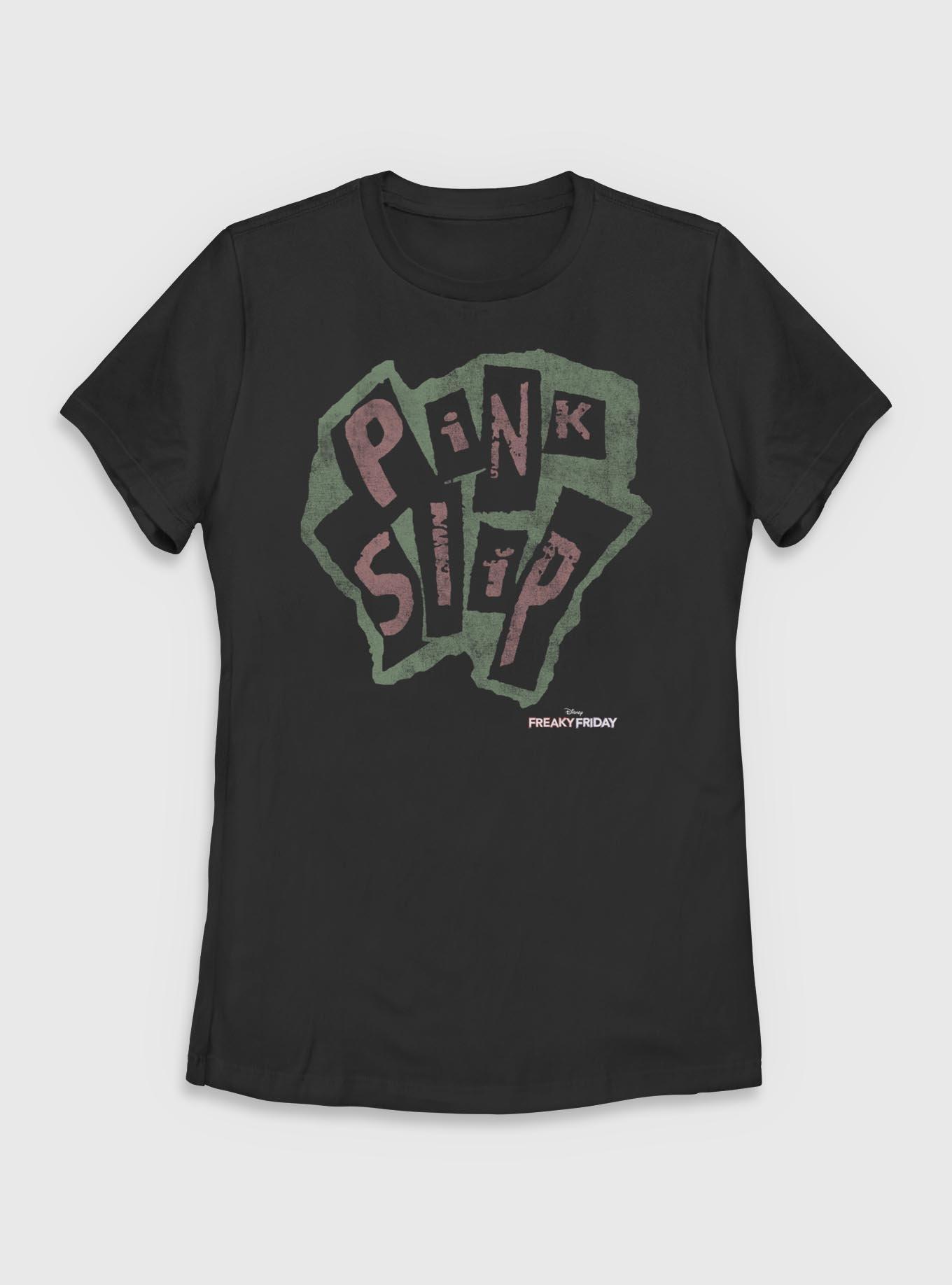 Disney Freaky Friday Pink Slip Womens T-Shirt, , hi-res