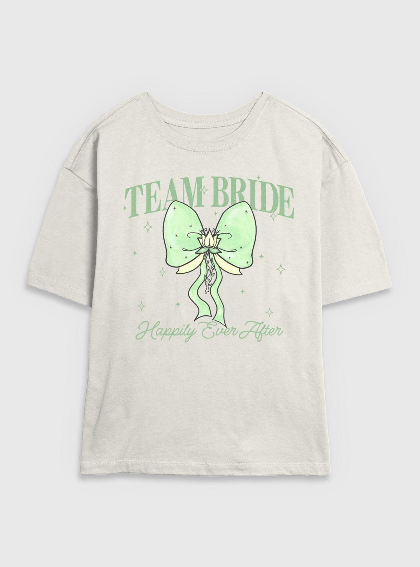 Disney The Princess And The Frog Team Bride Happily Ever After  Womens Skimmer T-Shirt, , hi-res