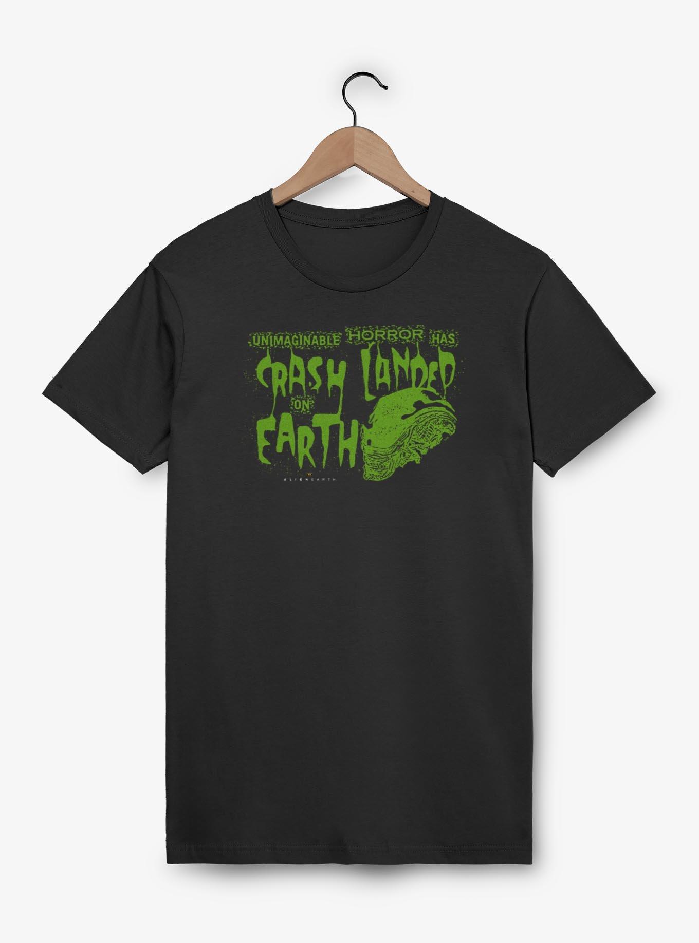 Alien: Earth Unimaginable Horror Crash Landed T-Shirt, BLACK, hi-res