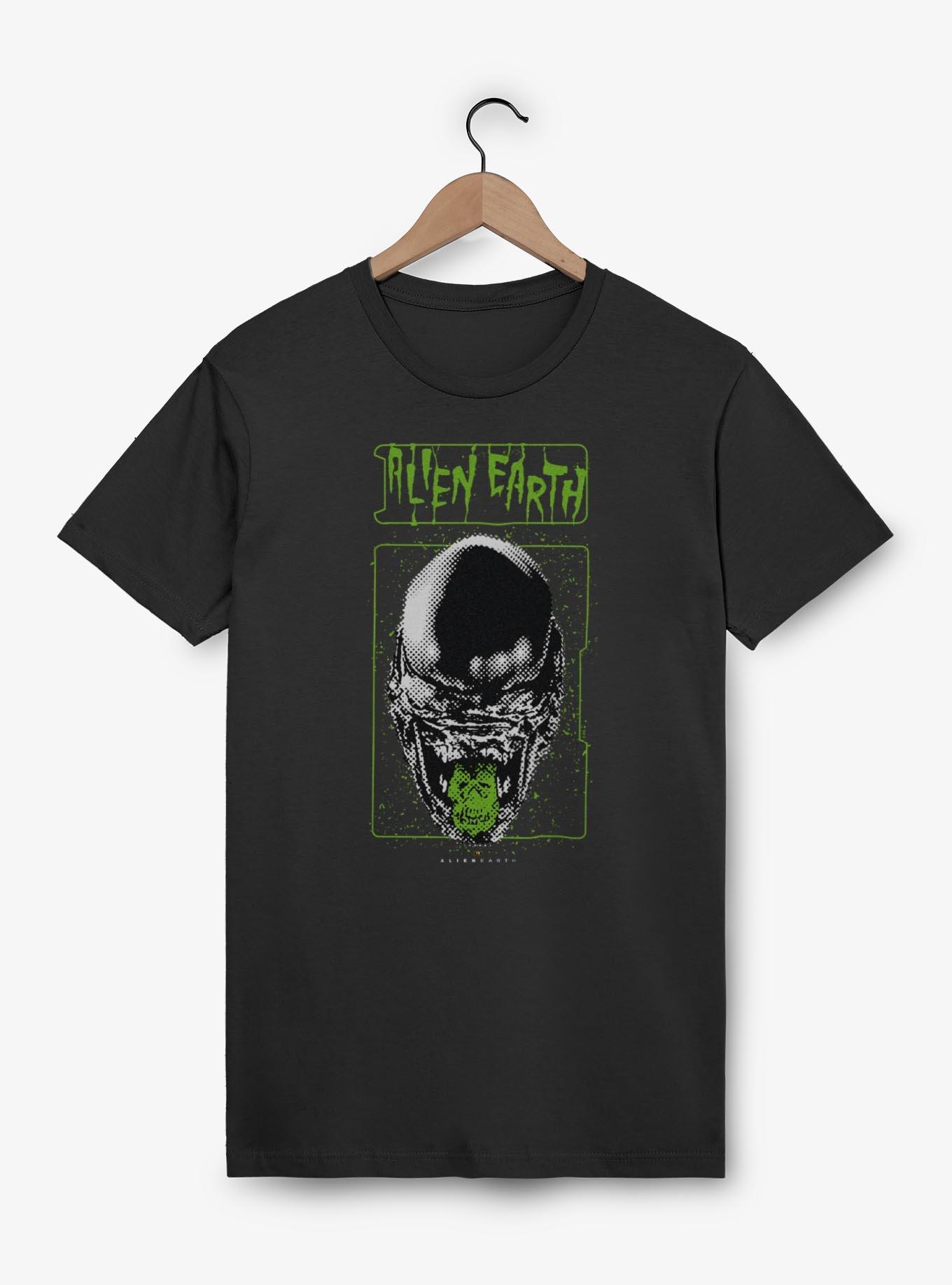 Alien: Earth Crash Landed Xenomorph T-Shirt - BLACK | BoxLunch