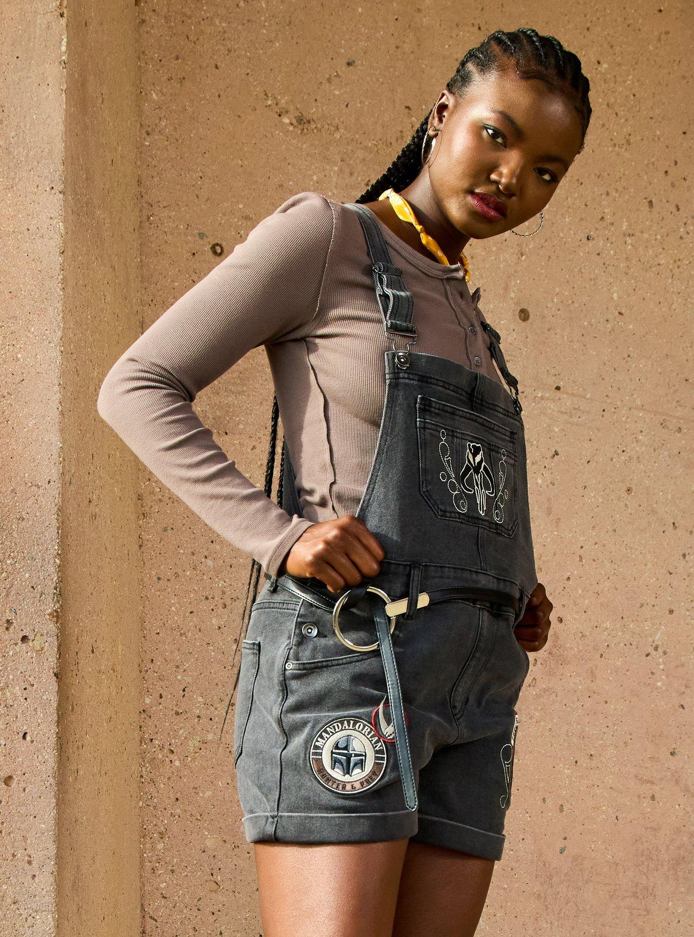 Star Wars The Mandalorian Women's Short Overalls — BoxLunch Exclusive