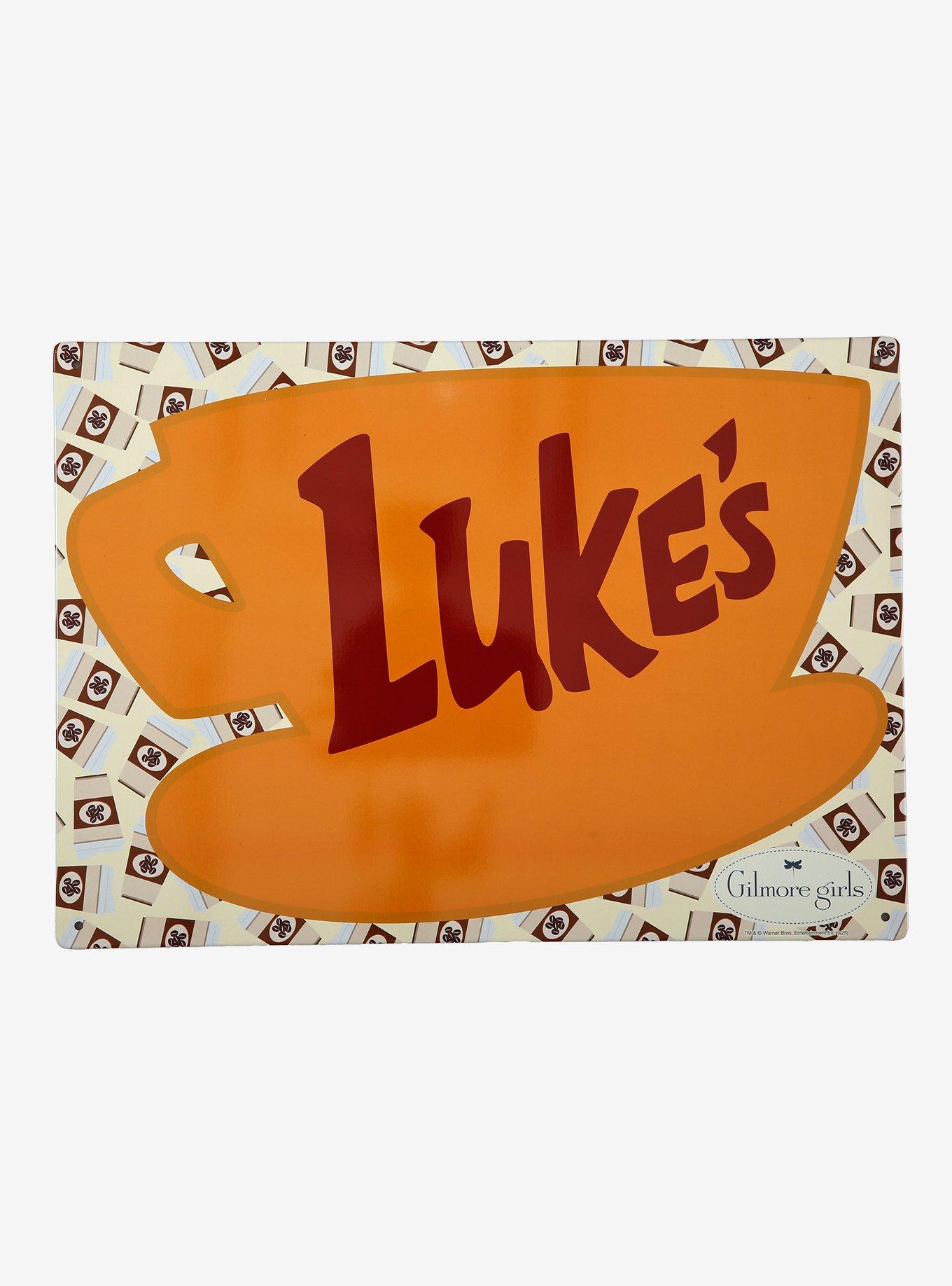 Gilmore Girls Luke's Coffee Cup Metal Sign, , hi-res
