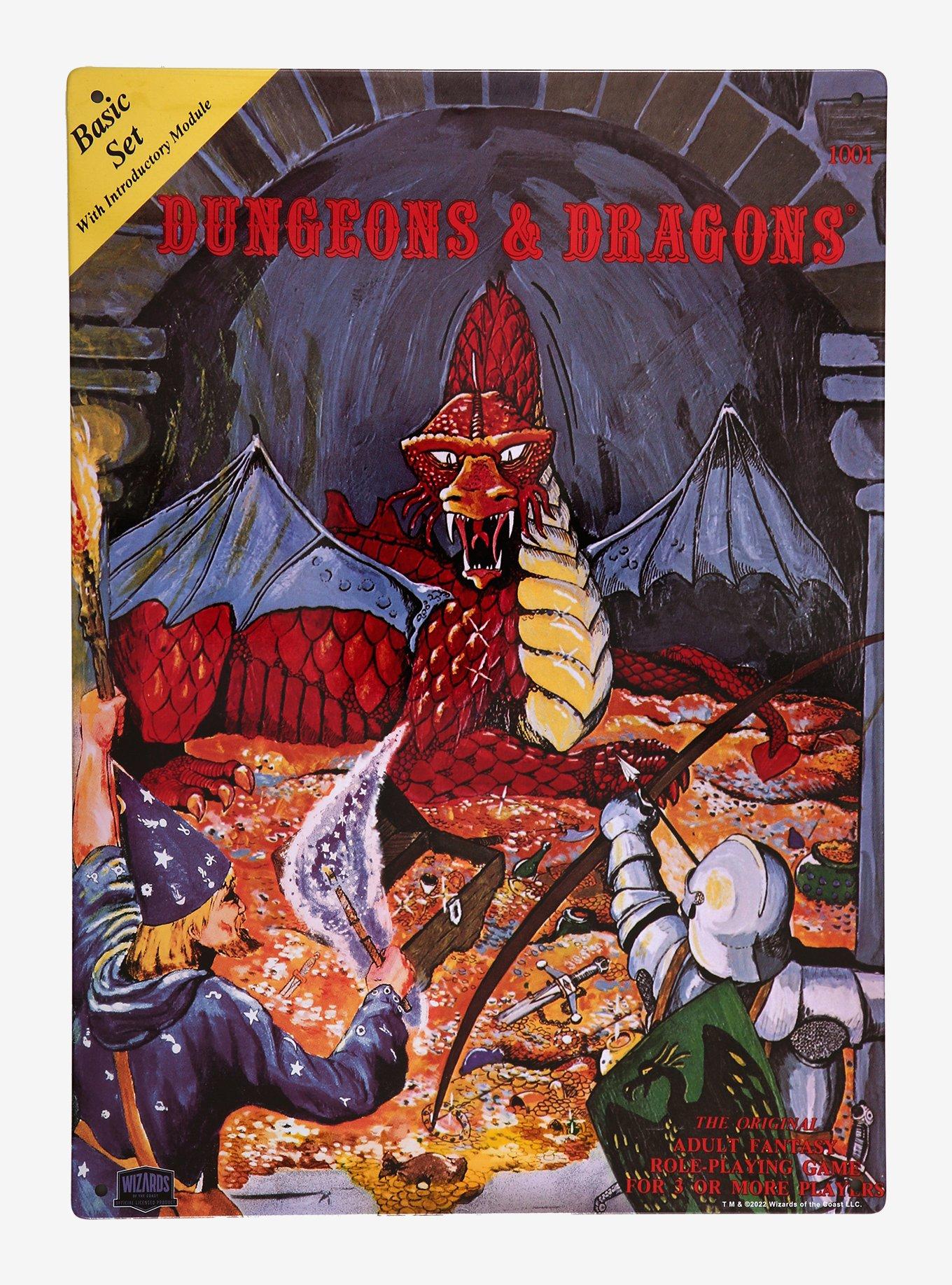 非売品 Dungeons & Dragons B1ポスター Dungeons & Dragons Basic Set Metal Sign | Hot Topic