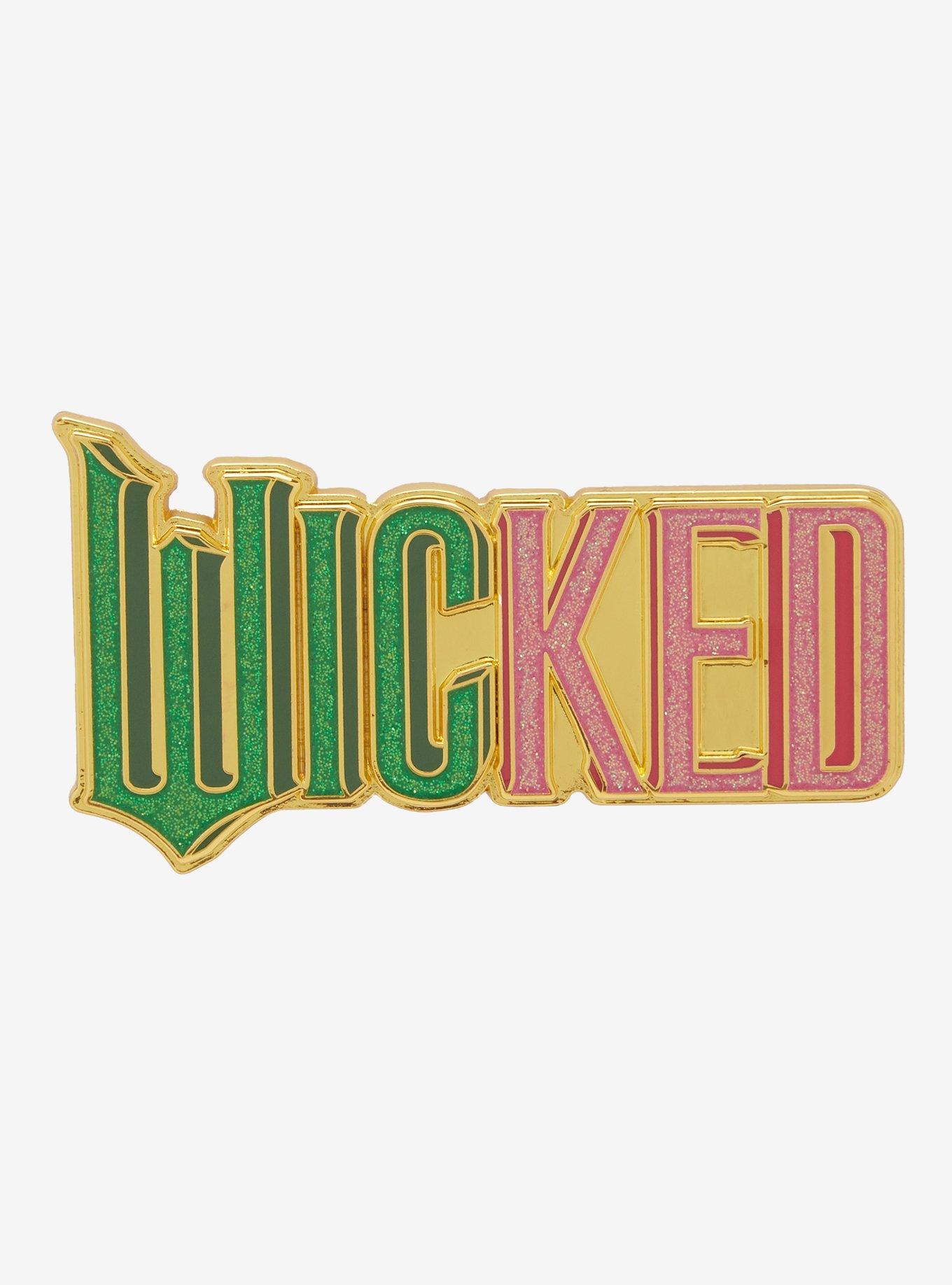 Wicked Title Enamel Pin — BoxLunch Exclusive, , hi-res