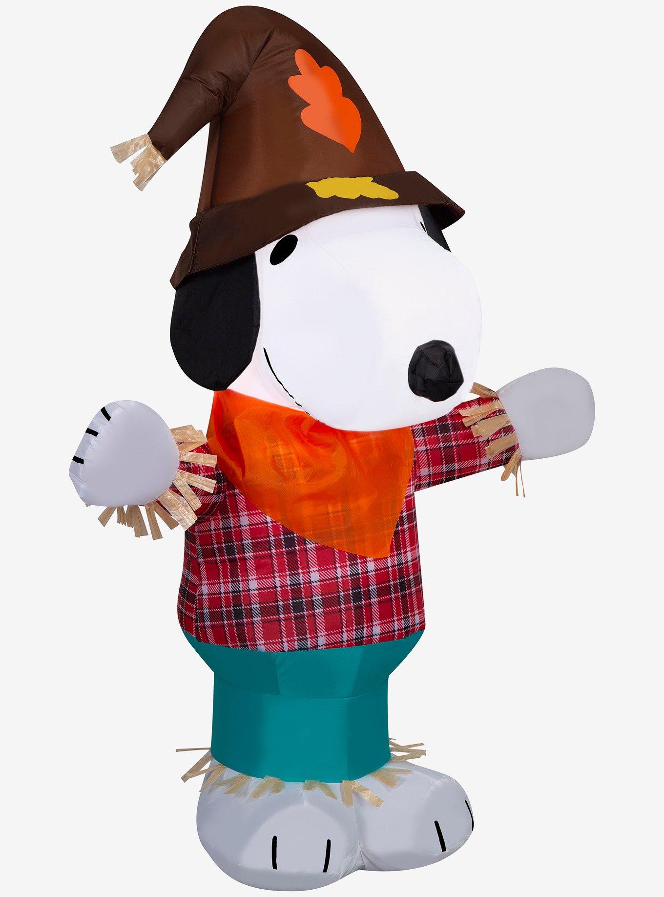 Peanuts Harvest Snoopy in Plaid Shirt Airblown, , hi-res