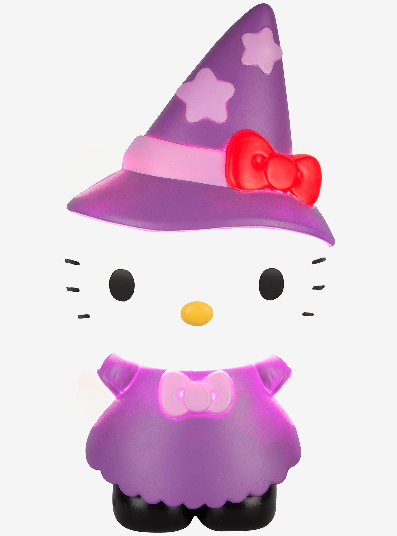 Hello Kitty in Witch Costume Lighted Blow Mold Outdoor Decor, , hi-res
