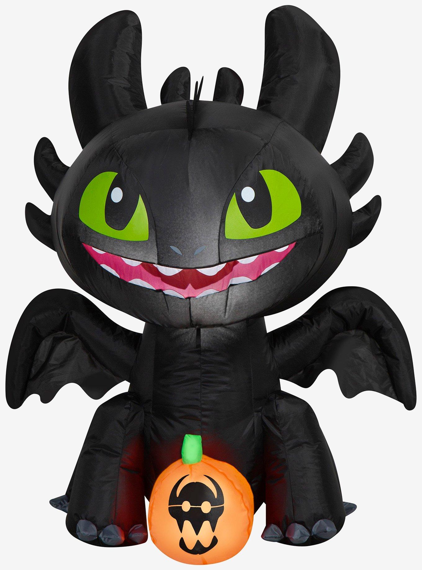 How to Train Your Dragon Stylized Toothless with Jack O' Lantern Airblown, , hi-res