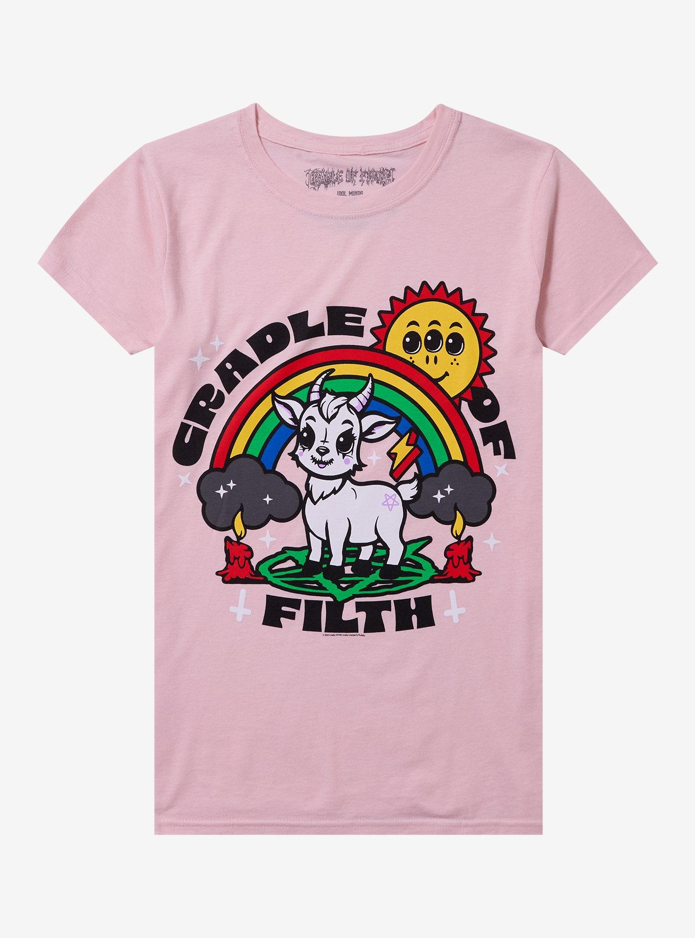 Cradle Of Filth Rainbow Goat T-Shirt, , hi-res