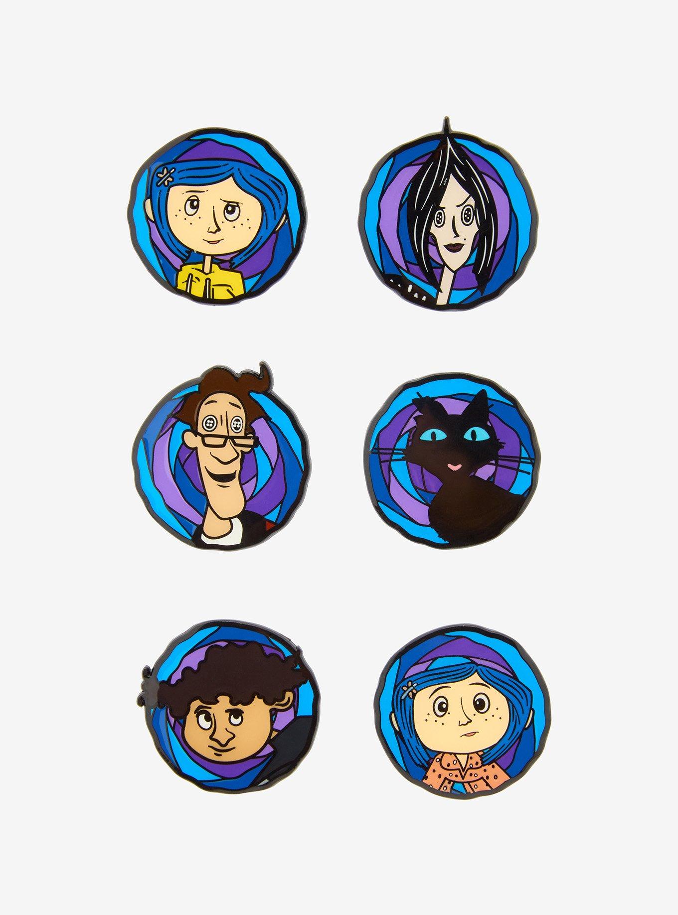 Coraline Tunnel Portrait Blind Box Enamel Pin Hot Topic Exclusive, , hi-res