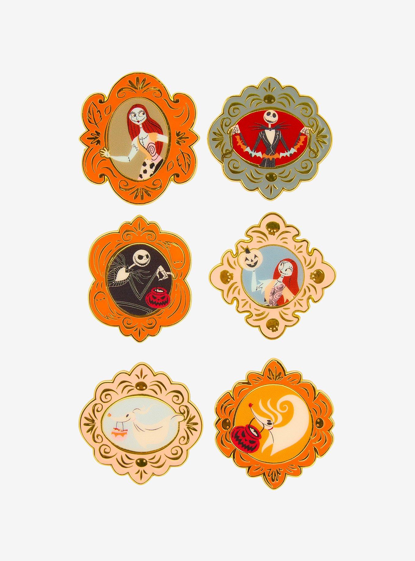 The Nightmare Before Christmas Fall Portrait Blind Box Enamel Pin Hot Topic Exclusive, , hi-res