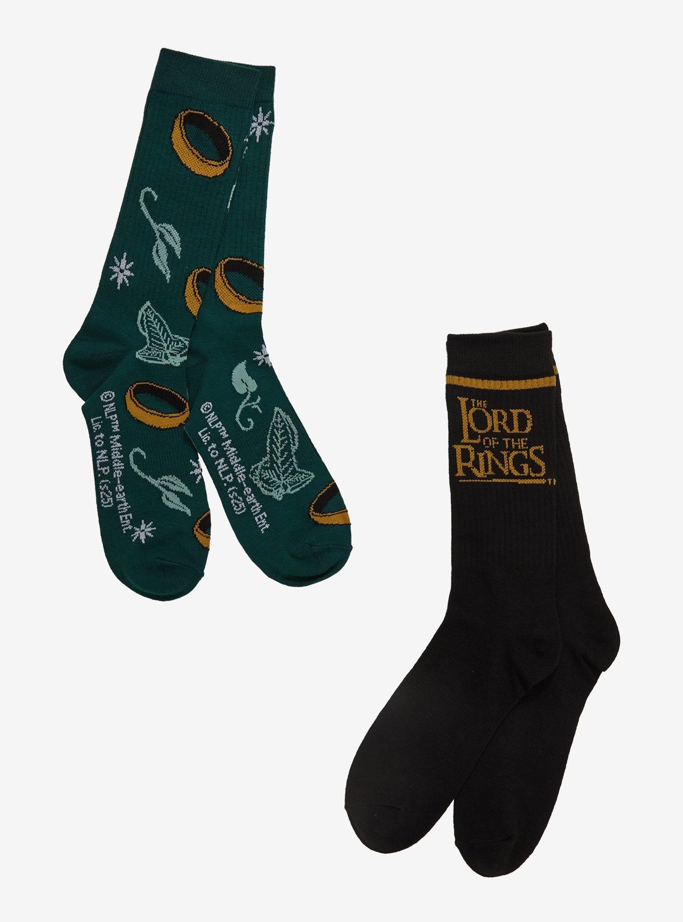 The Lord Of The Rings Crew Socks 2 Pair, , hi-res