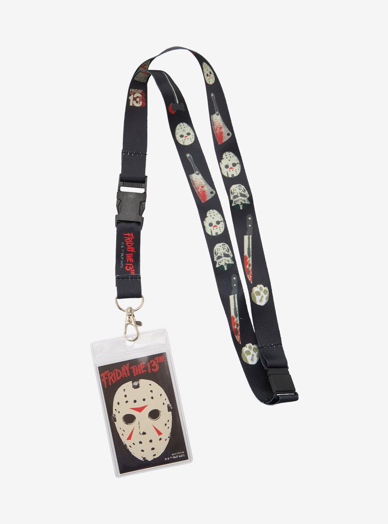 Friday The 13th Jason Voorhees Mask Lanyard, , hi-res