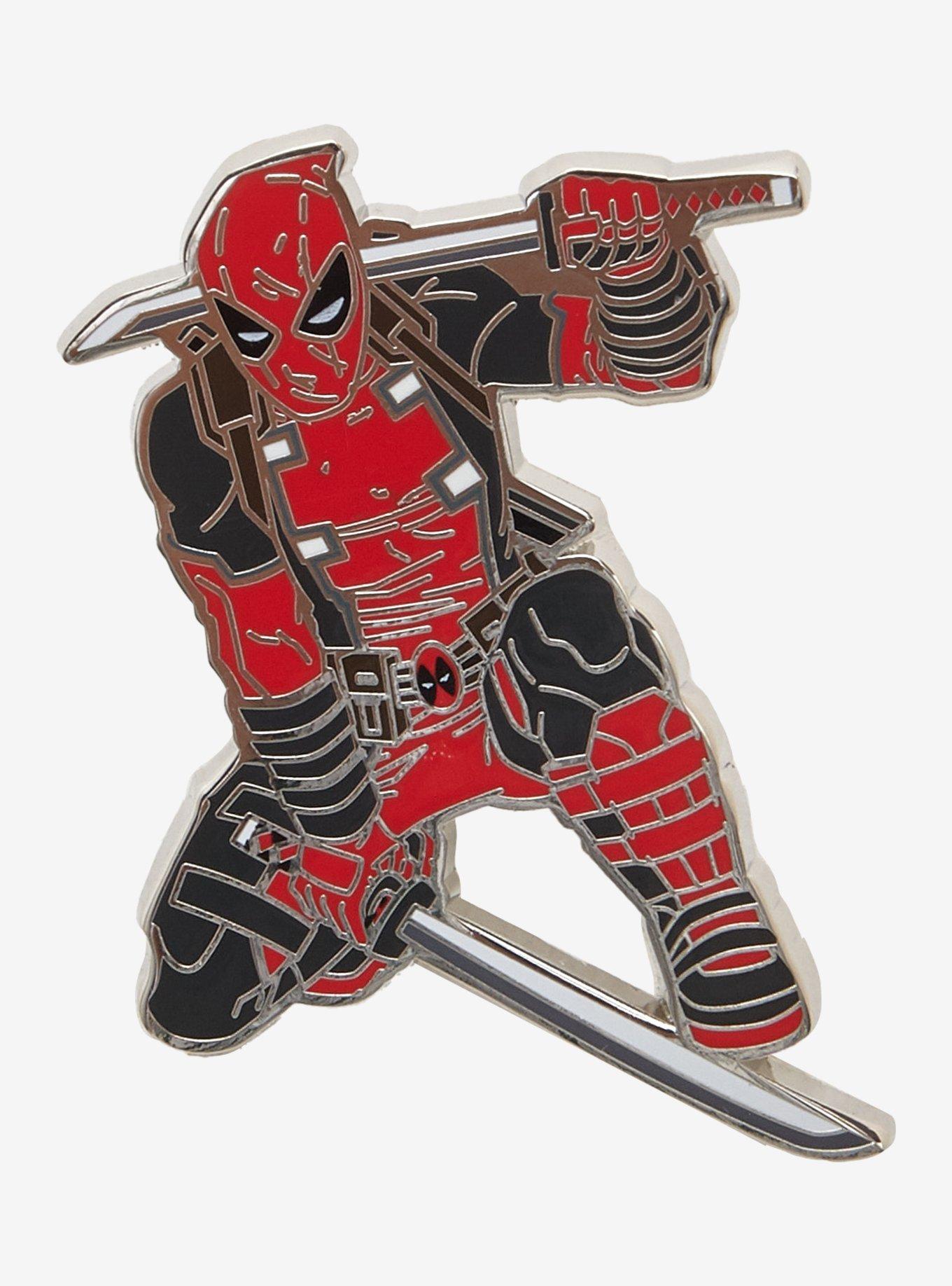 Marvel Deadpool Posed Enamel Pin, , hi-res