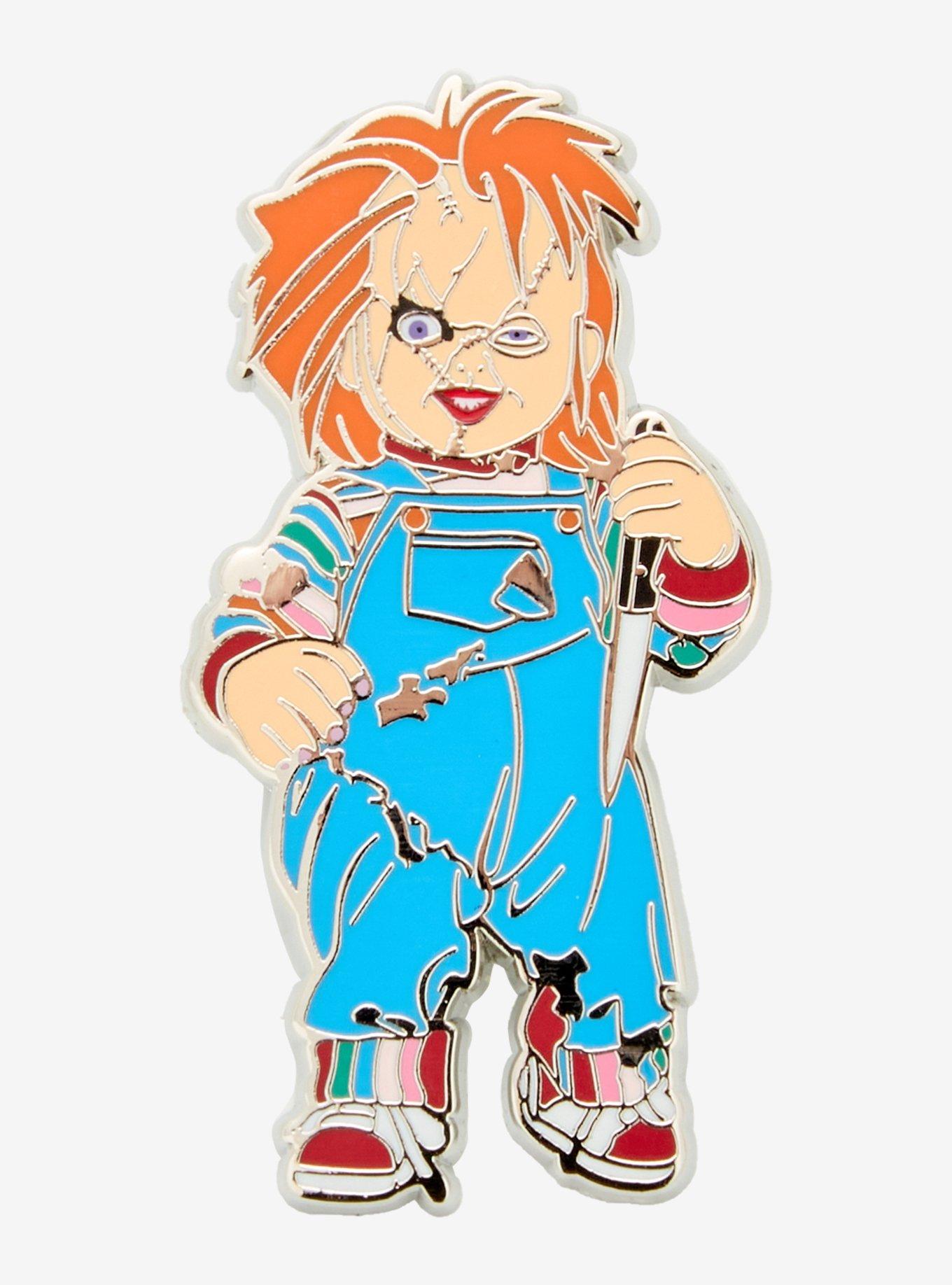 Chucky Knife Enamel Pin, , hi-res