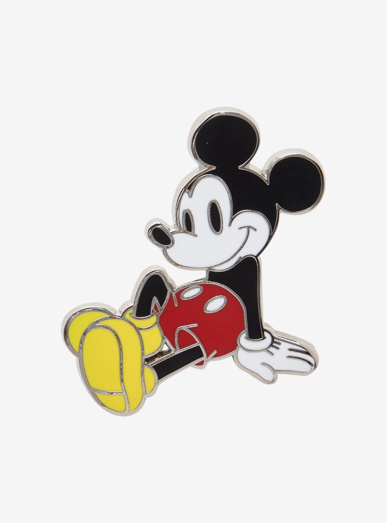 Disney Mickey Mouse Reclining Enamel Pin, , hi-res