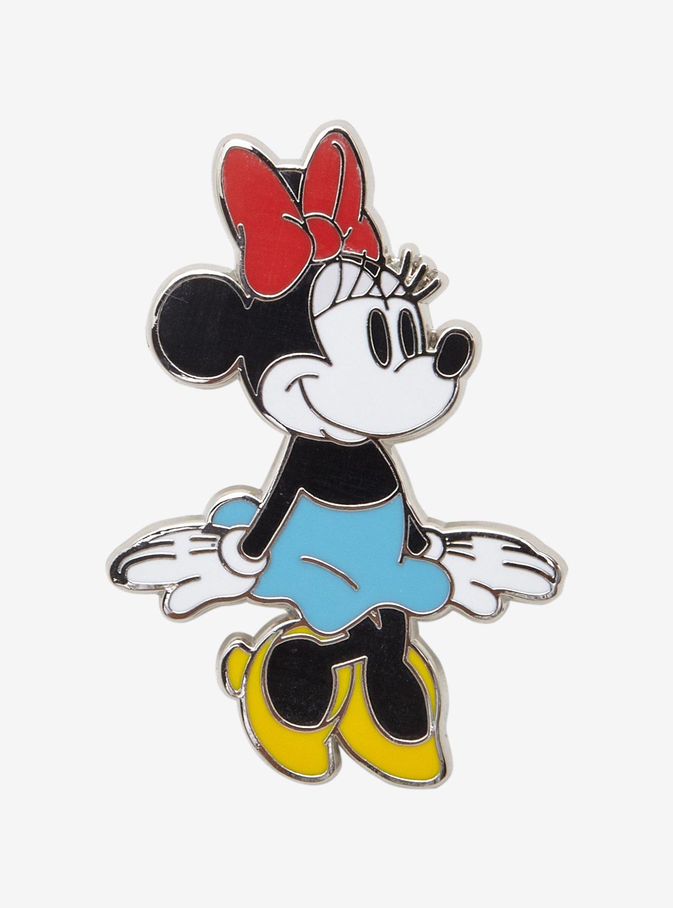 Disney Minnie Mouse Blue Dress Enamel Pin Hot Topic