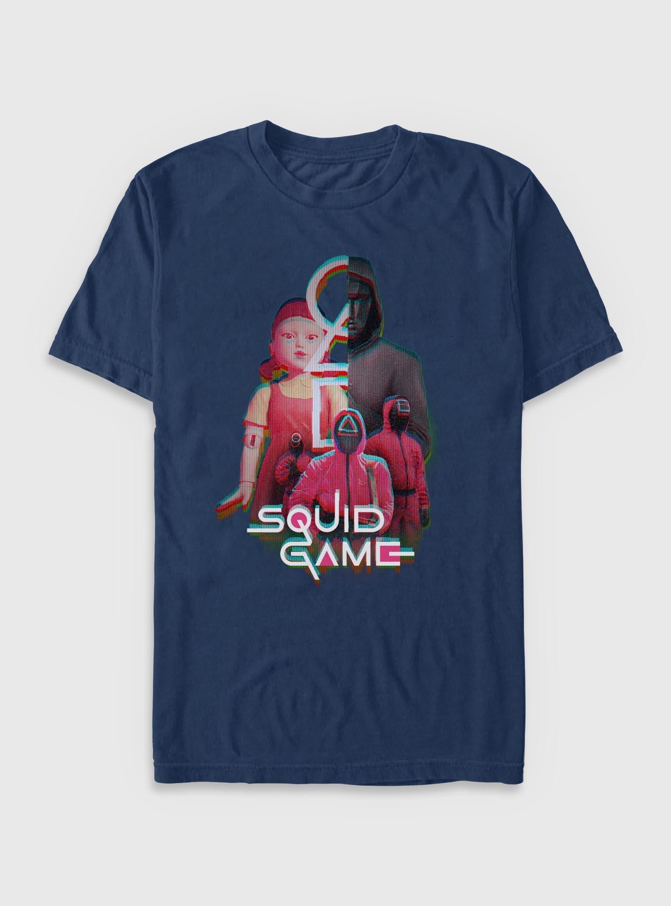 Squid Game Glitch Games Garment Dye T-Shirt, , hi-res
