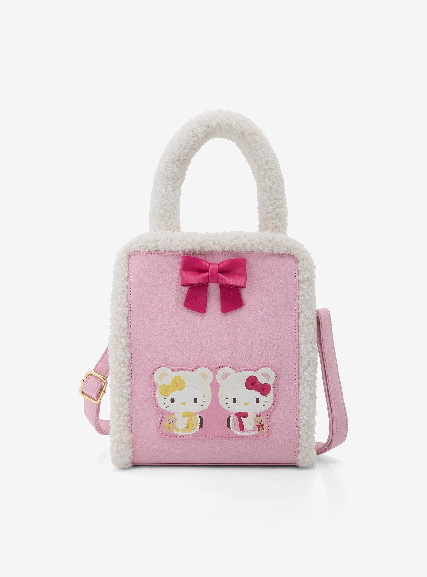 Her Universe Hello Kitty & Mimmy Cozy Bear Crossbody Bag | Hot Topic