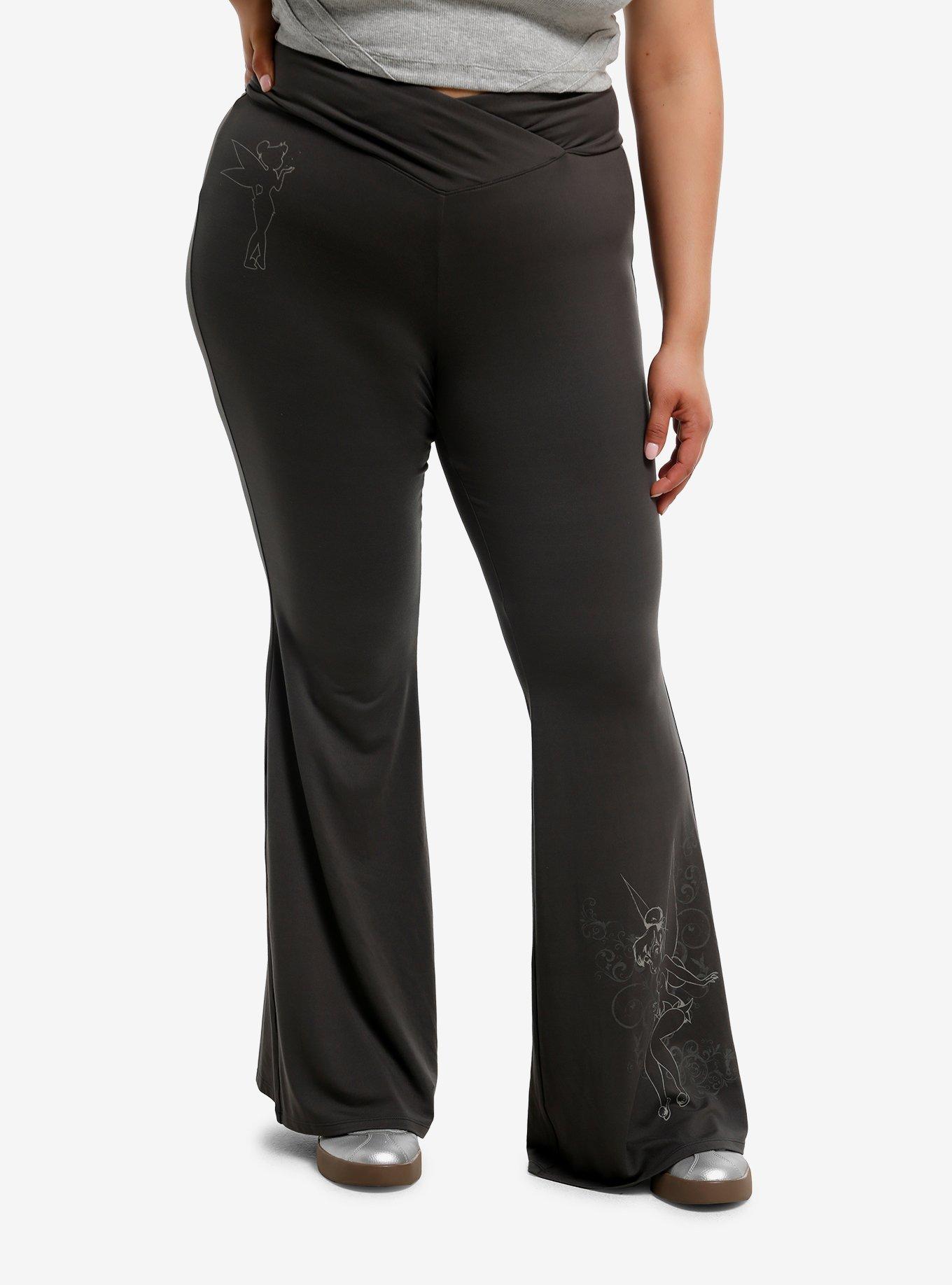 Disney Peter Pan Tinker Bell Flare Leggings Plus Size, , hi-res