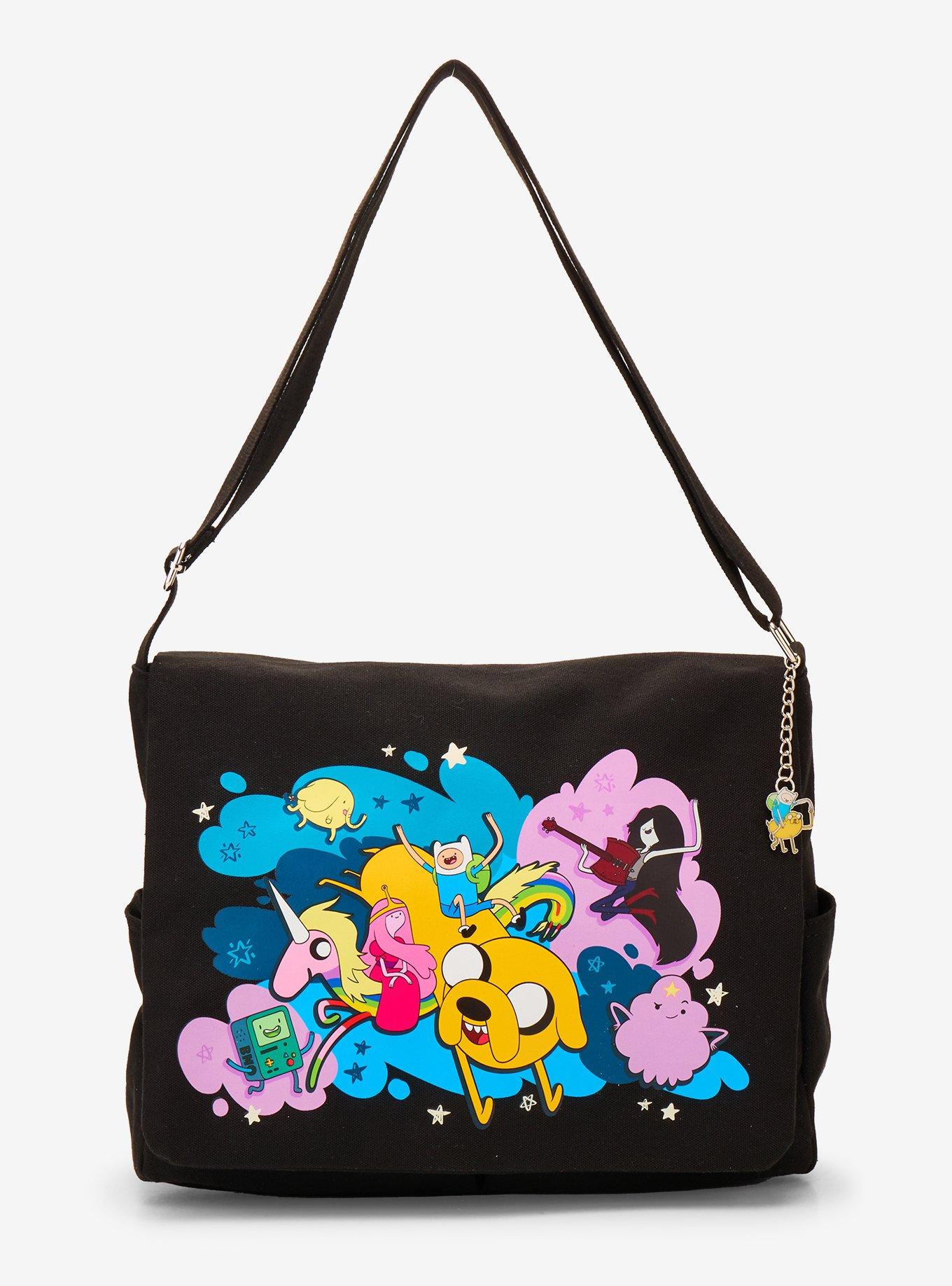 Adventure Time Group Charm Messenger Bag, , hi-res