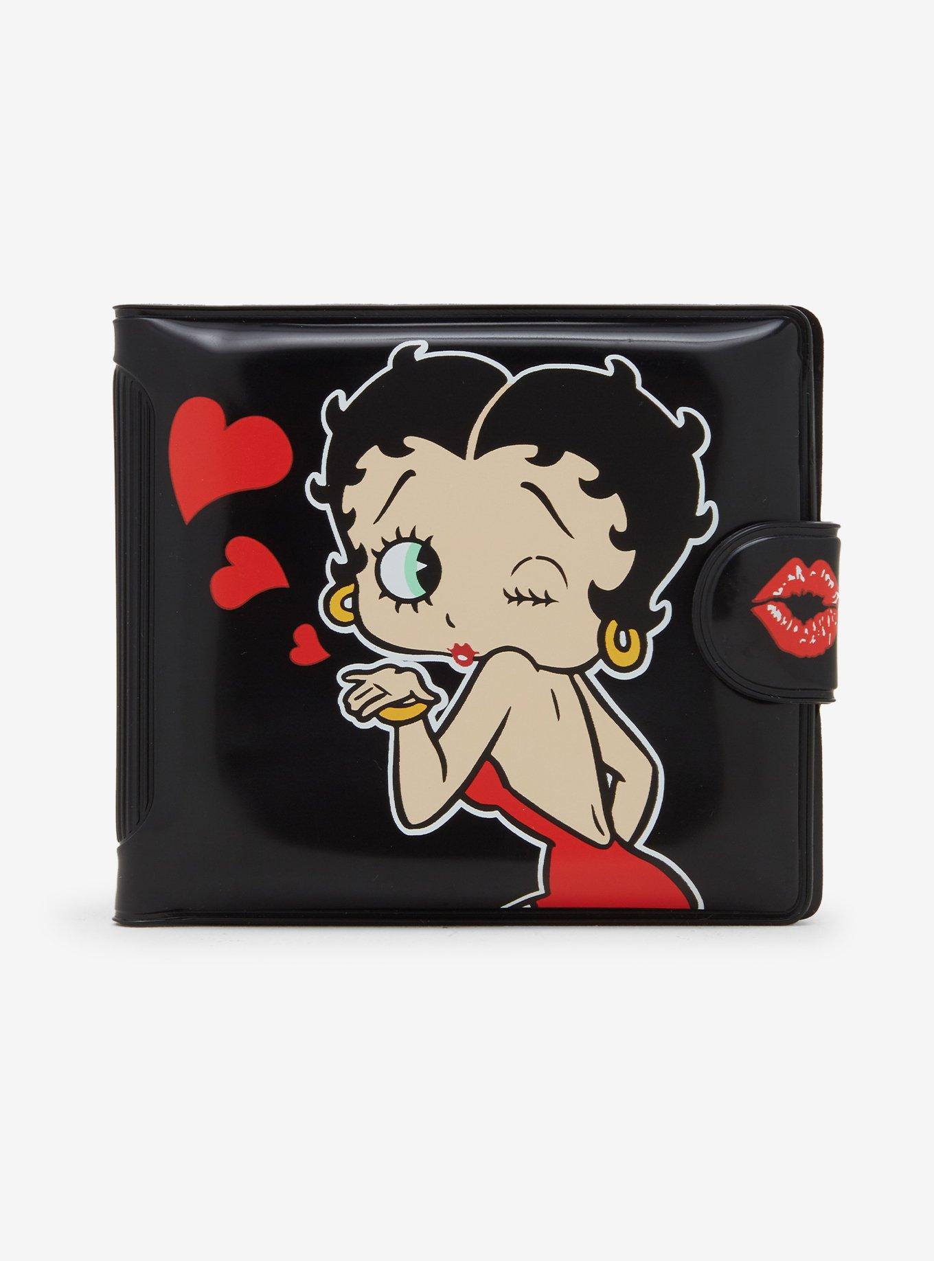 Betty Boop X Whatever! Makes You Happy Kiss Padded Vinyl Wallet, , hi-res