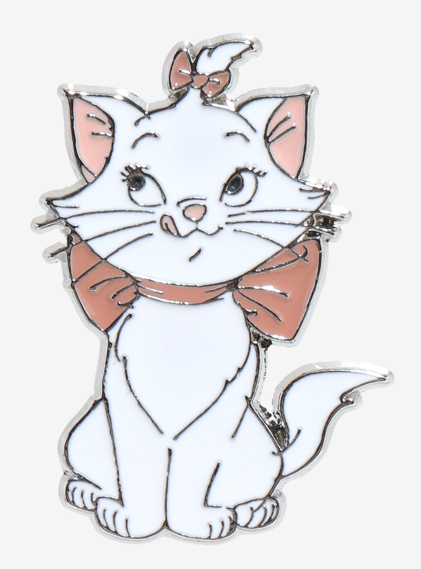 Disney The Aristocats Marie Sitting Enamel Pin, , hi-res