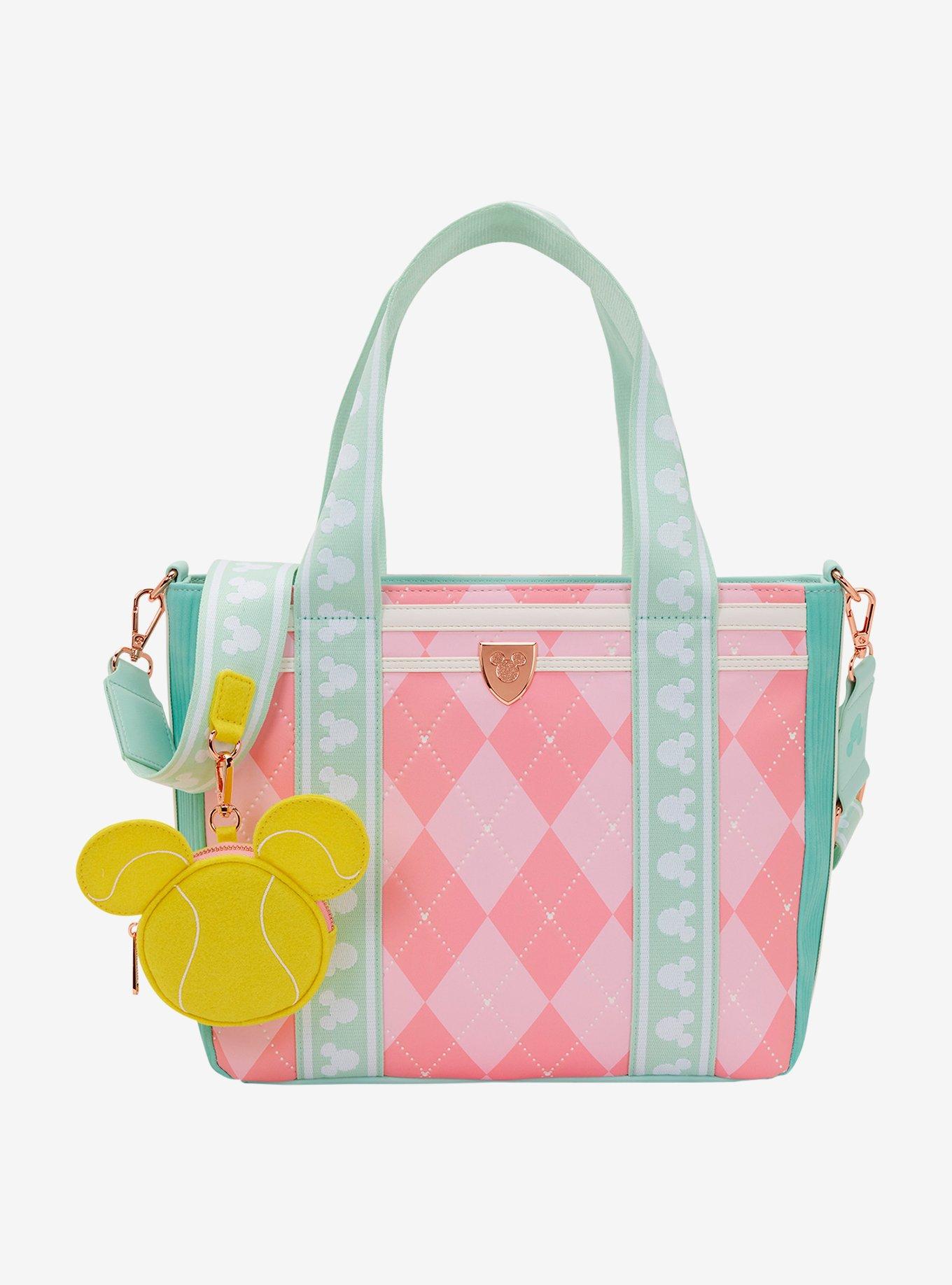Loungefly Disney Mickey Mouse Tennis Crossbody Tote Bag With Coin Purse, , hi-res