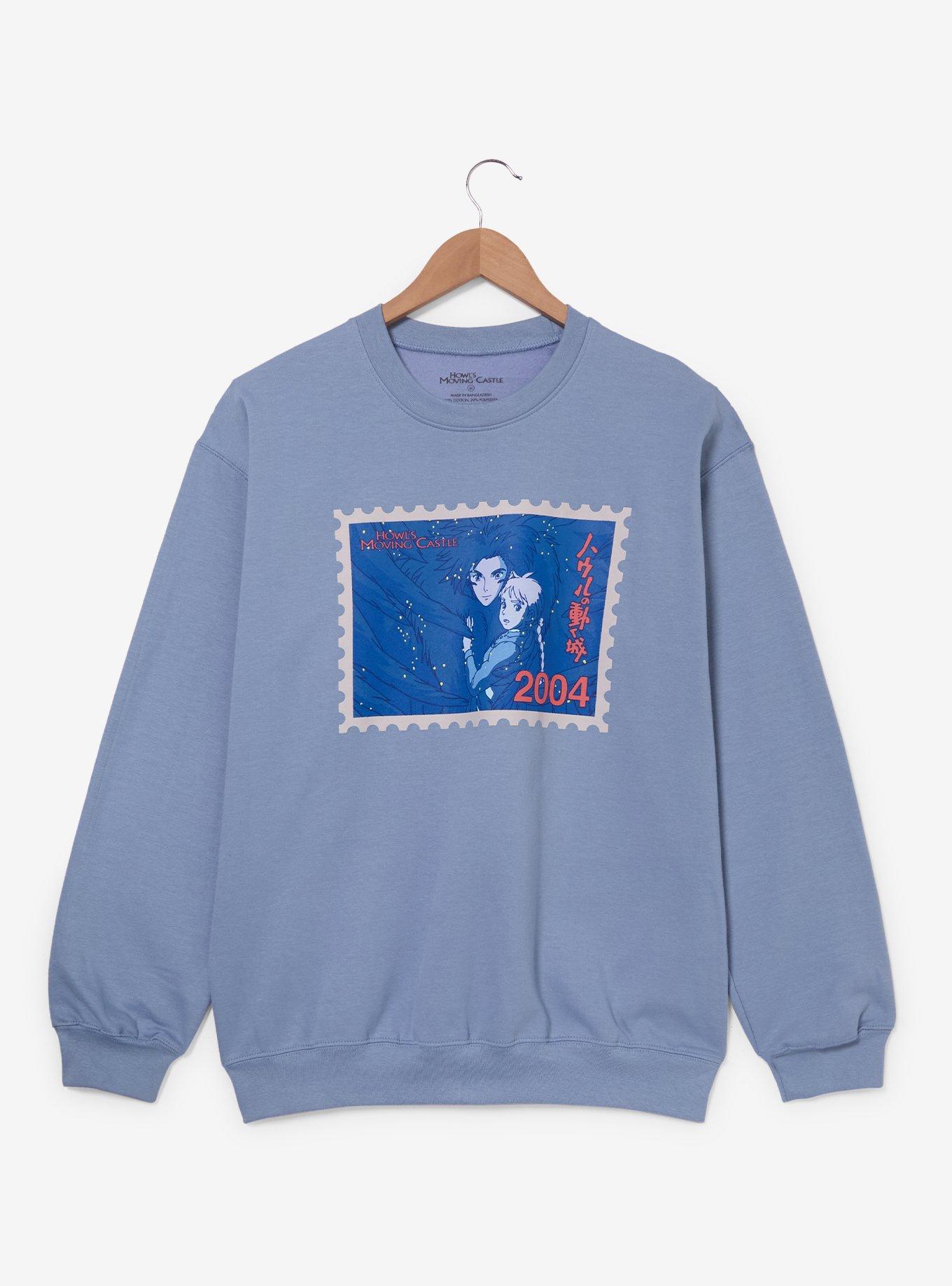 Studio Ghibli&reg; Howl's Moving Castle Sophie & Howl Stamp Crewneck - BoxLunch Exclusive, , hi-res