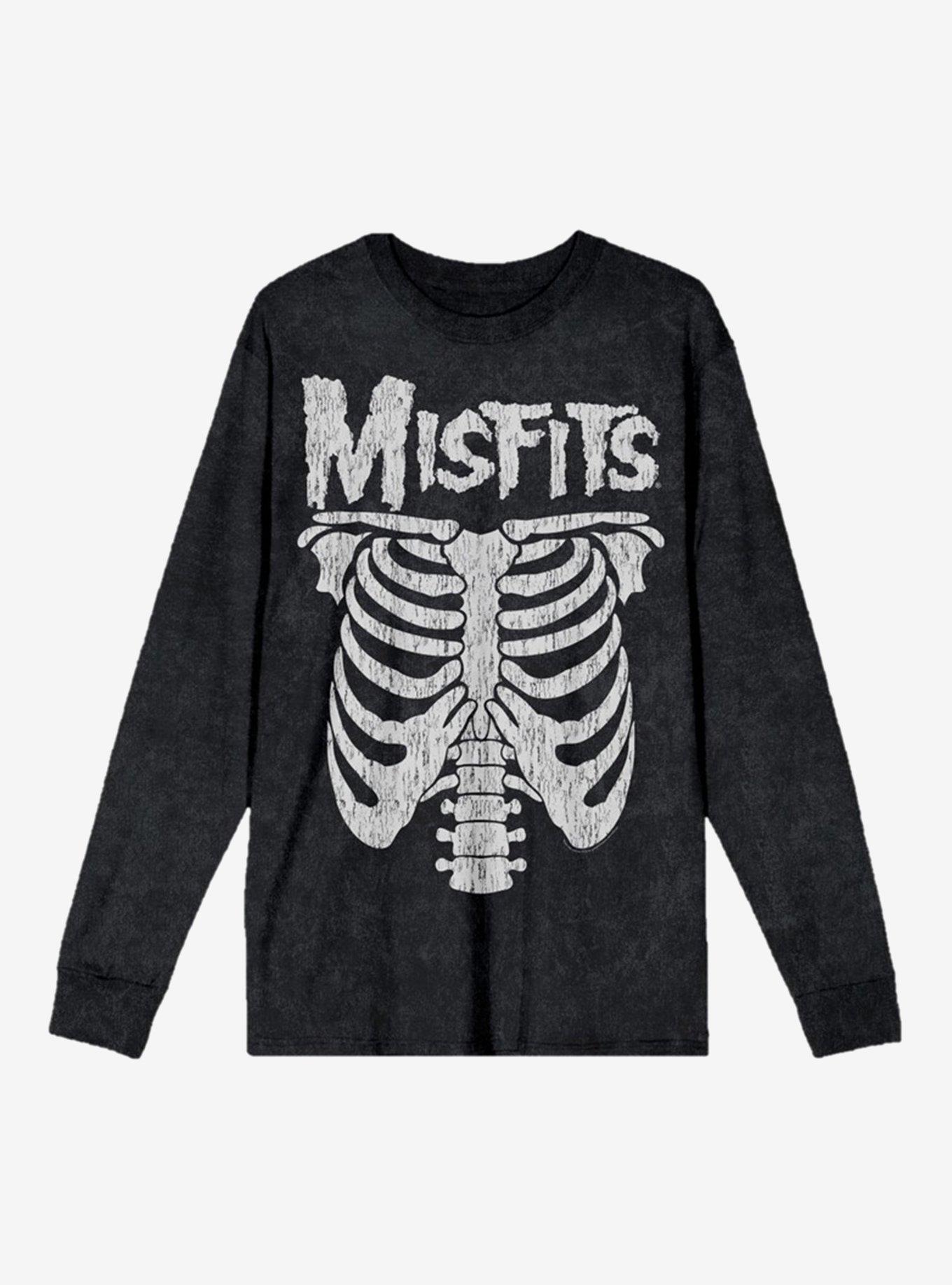 Misfits Rib Cage Long-Sleeve T-Shirt | Hot Topic