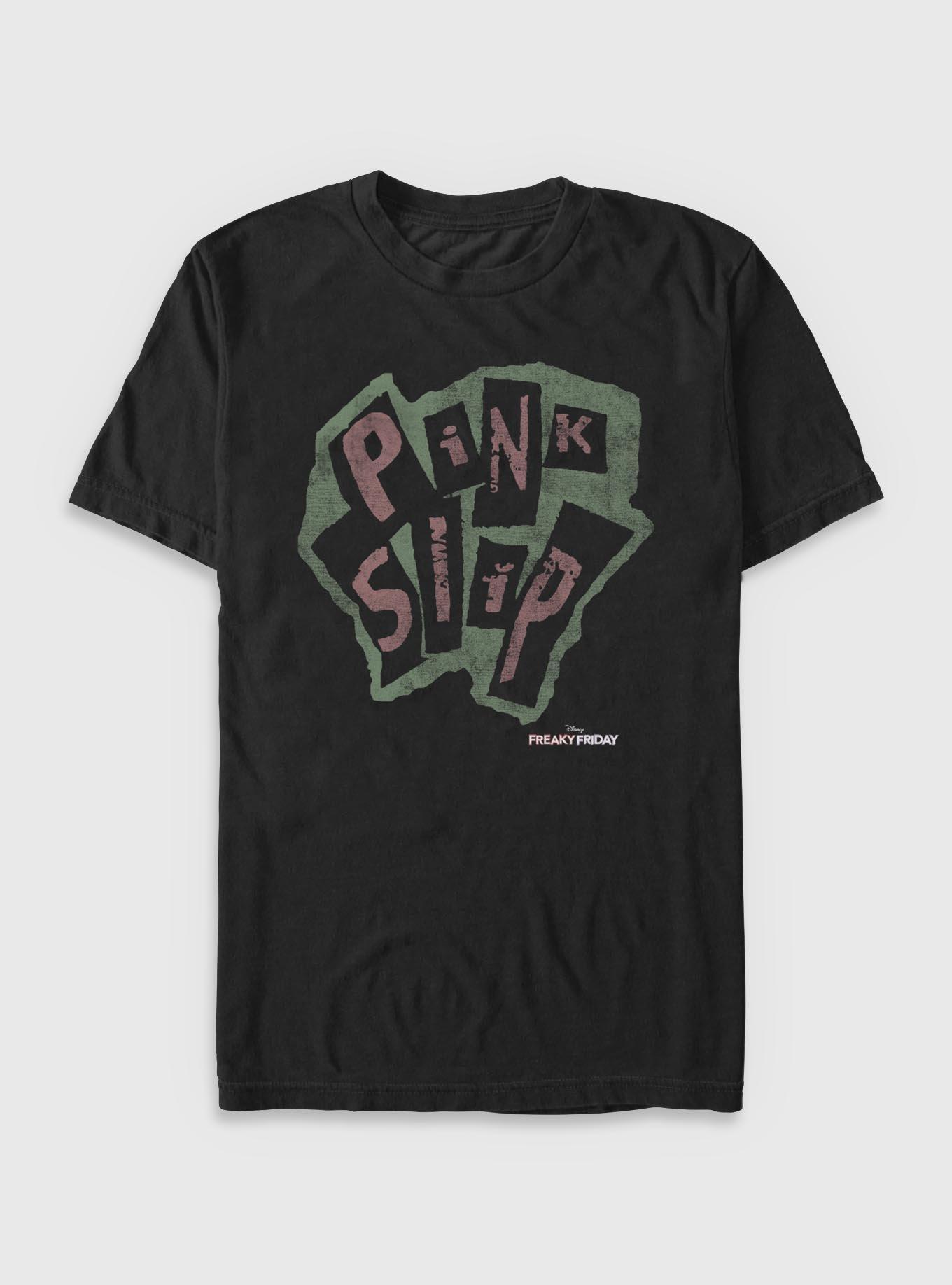 Disney Freaky Friday Pink Slip Logo T-Shirt, , hi-res