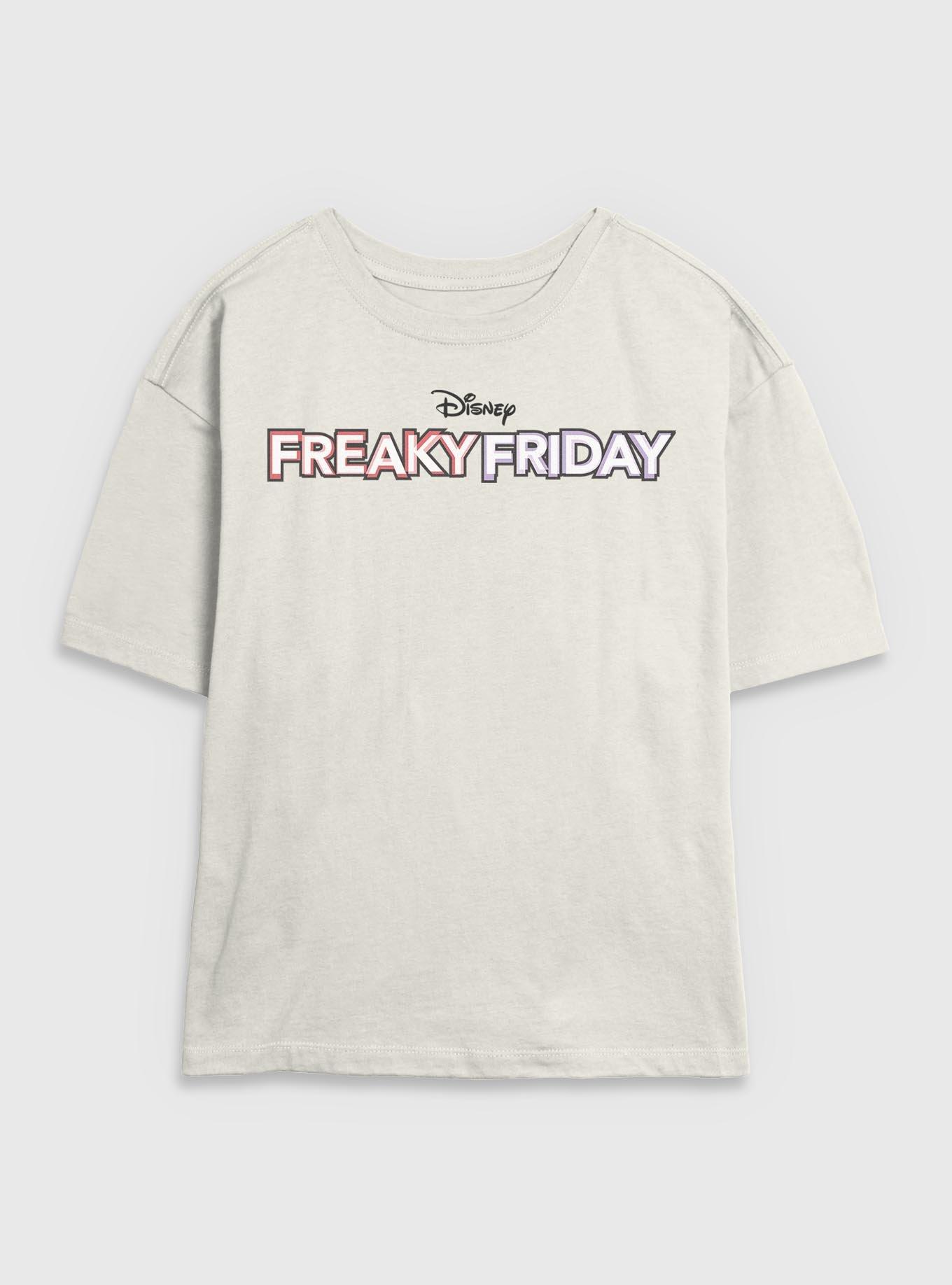 Disney Freaky Friday Logo Girls Skimmer T-Shirt, EGRET, hi-res