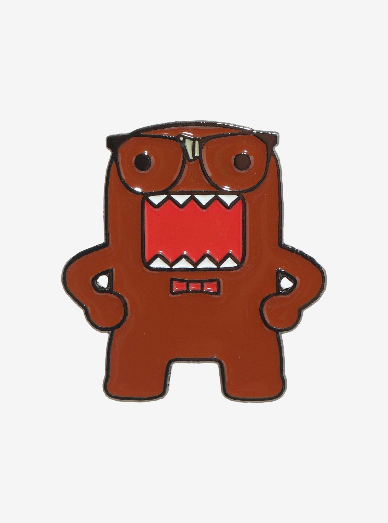Domo Glasses Enamel Pin Hot Topic Exclusive, , hi-res