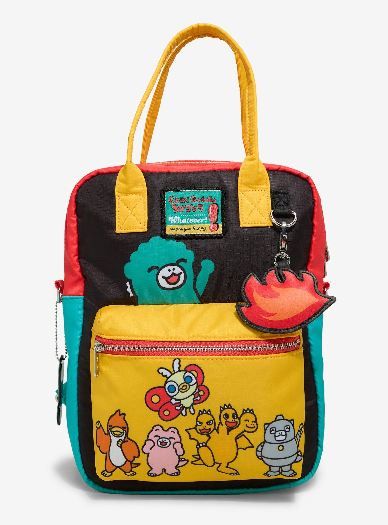Whatever! Makes You Happy Chibi Godzilla Convertible Mini Backpack, , hi-res