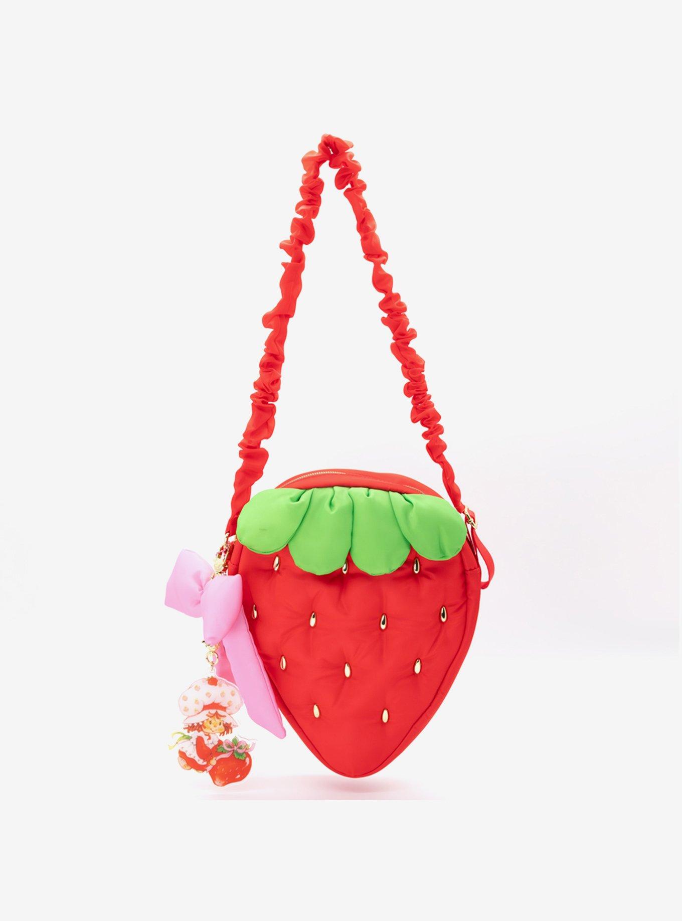 Whatever! Makes You Happy x Strawberry Shortcake Quilted Strawberry Figural Crossbody Bag, , hi-res