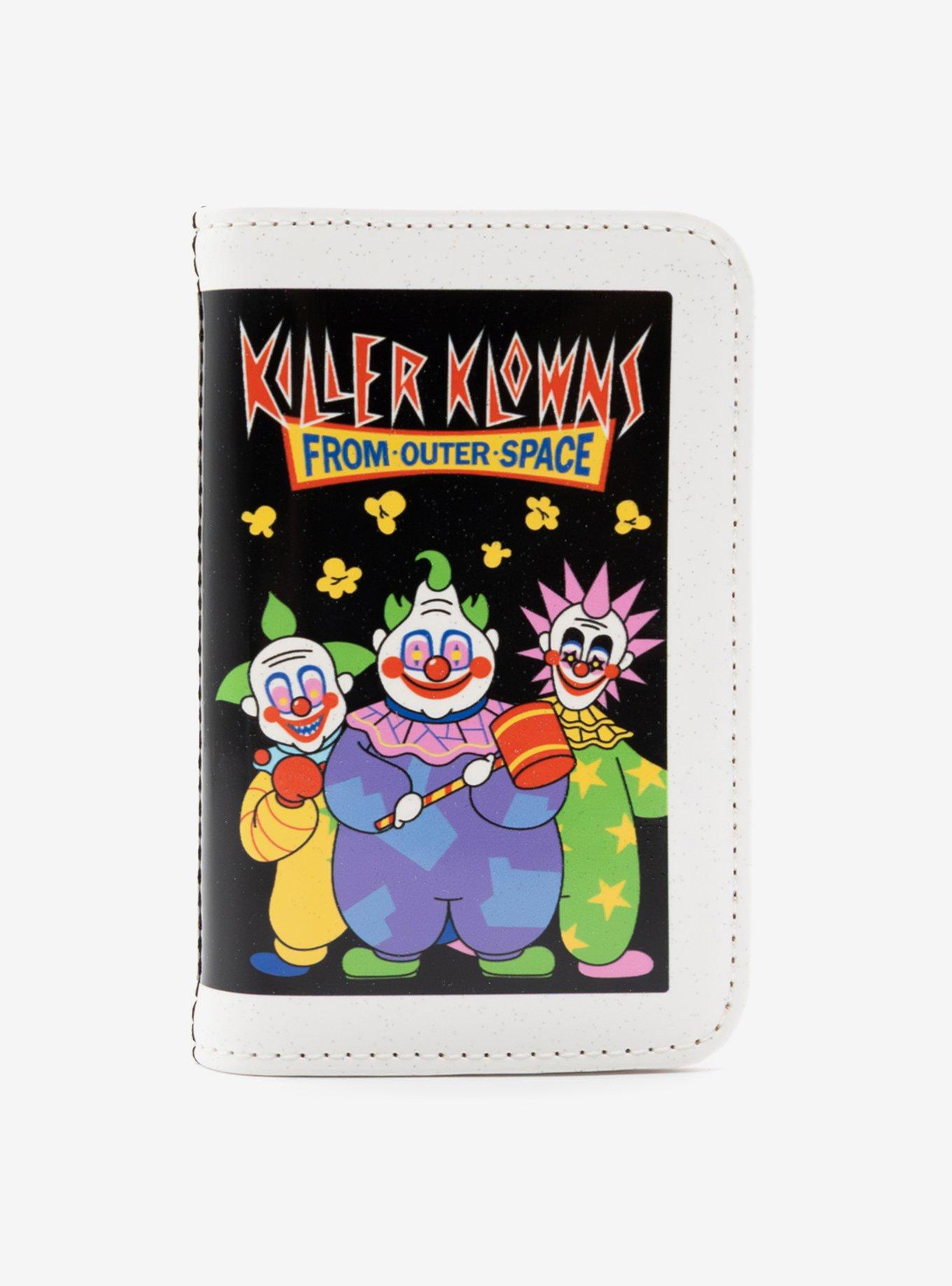 Whatever! Makes You Happy x Killer Klowns From Outer Space VHS Accordion Wallet, , hi-res