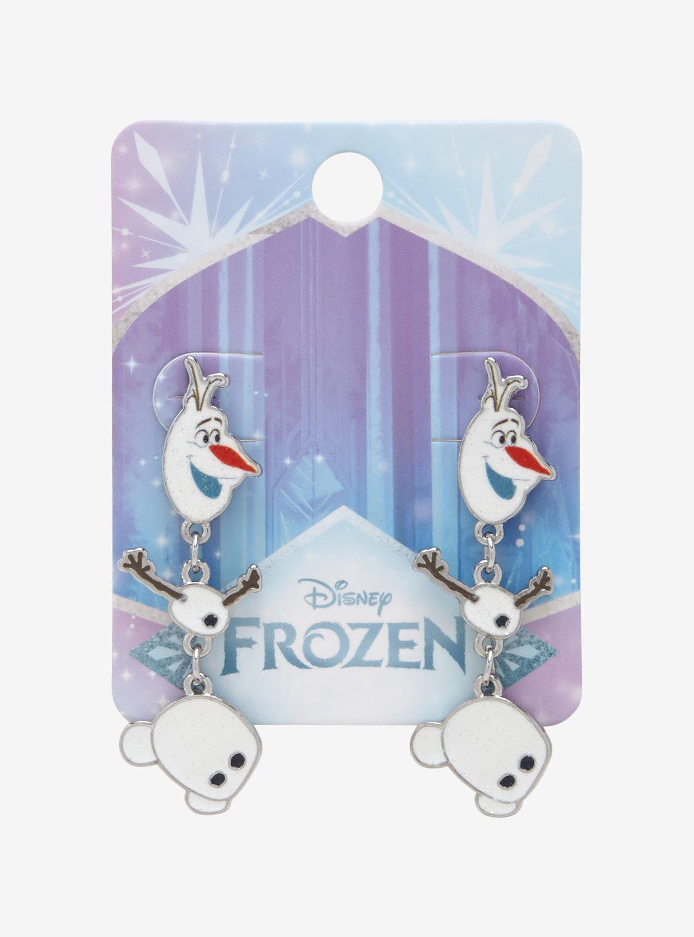 Disney Frozen Olaf Dangle Stud Earrings, , hi-res